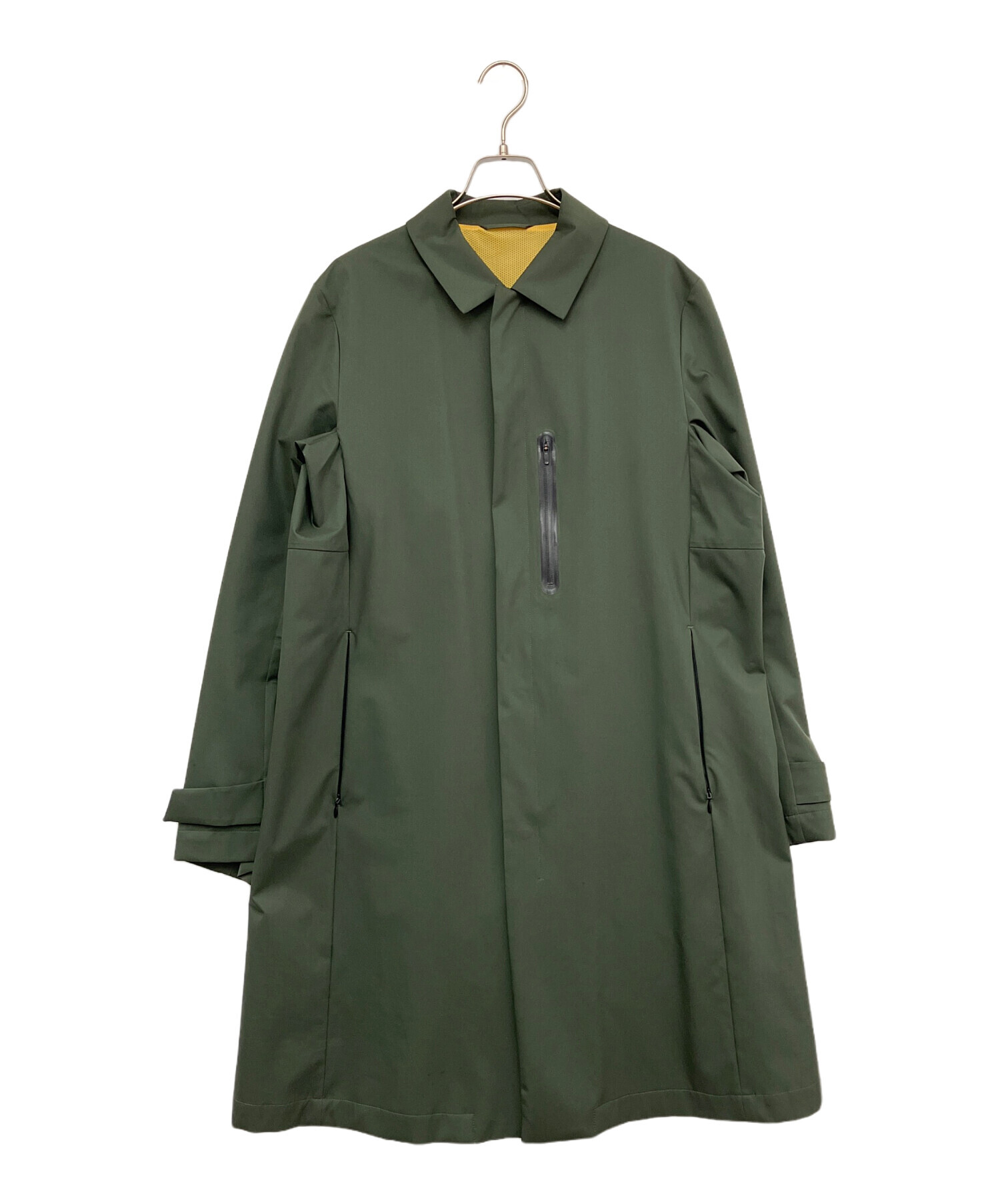 中古・古着通販】DESCENTE (デサント) ステンカラーコート グリーン