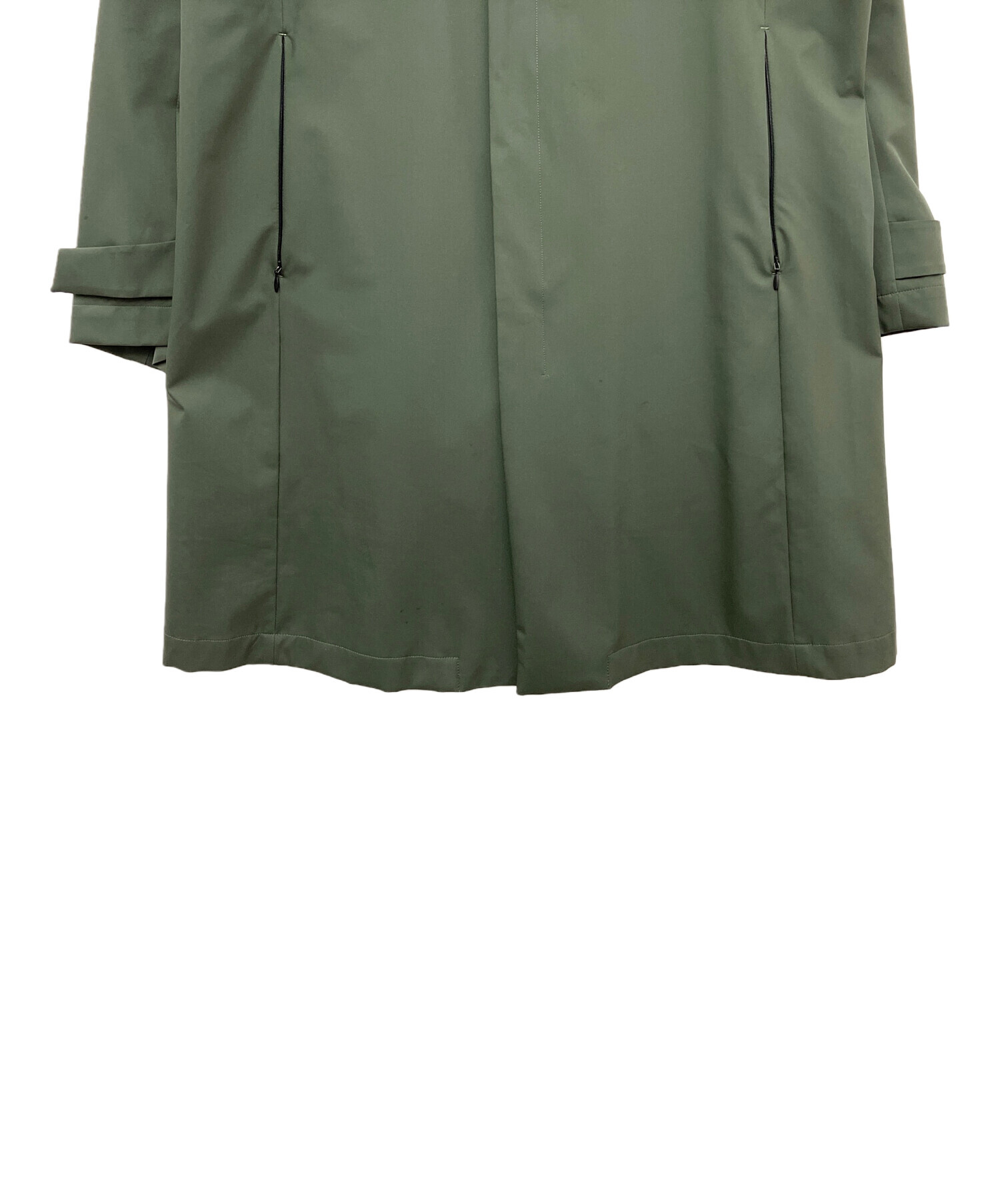中古・古着通販】DESCENTE (デサント) ステンカラーコート グリーン