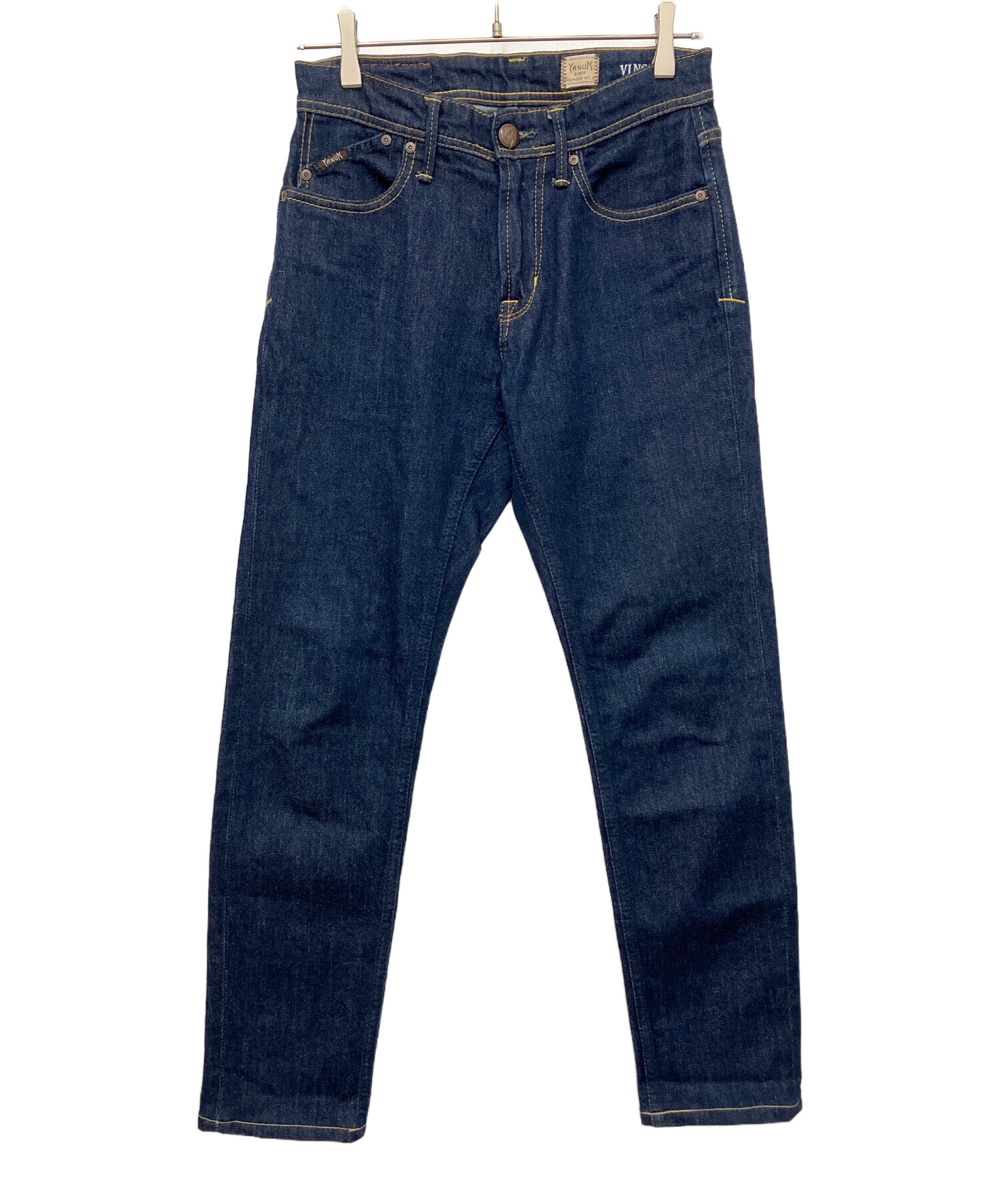 中古・古着通販】YANUK (ヤヌーク) デニムパンツ ネイビー サイズ:28