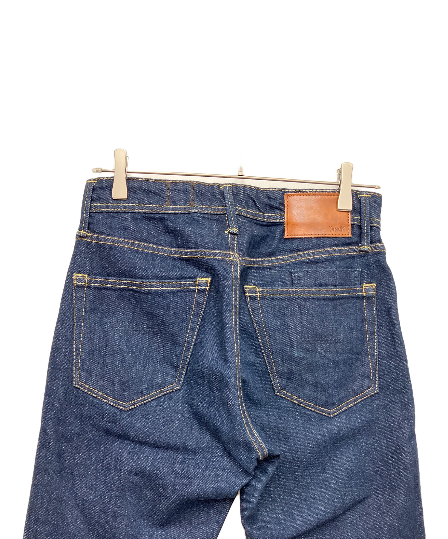 中古・古着通販】YANUK (ヤヌーク) デニムパンツ ネイビー サイズ:28