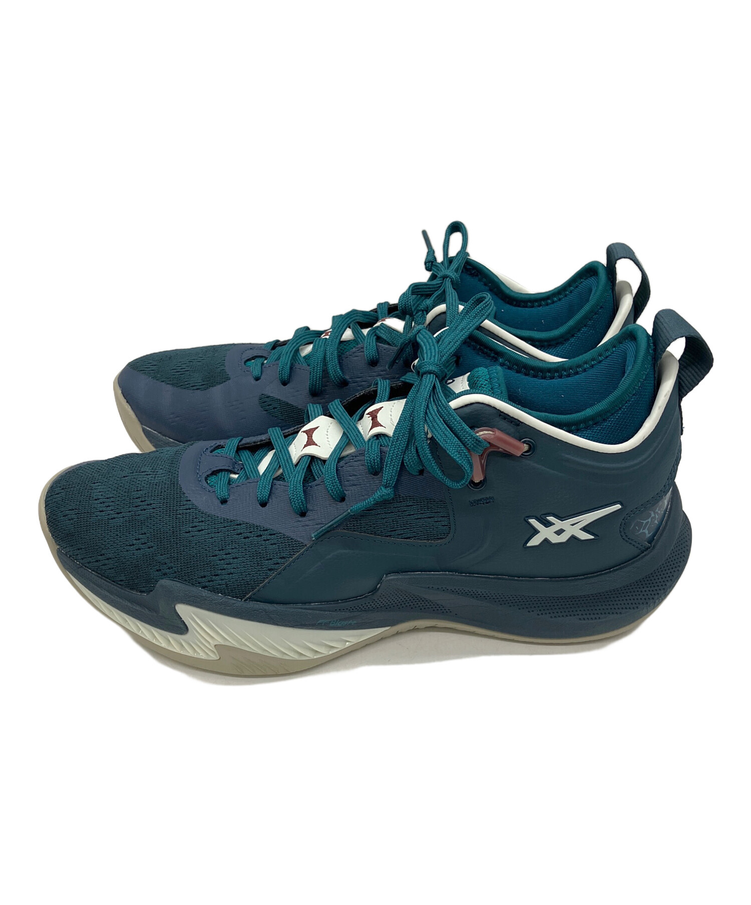 中古・古着通販】asics (アシックス) バスケットボールシューズ ブルー 