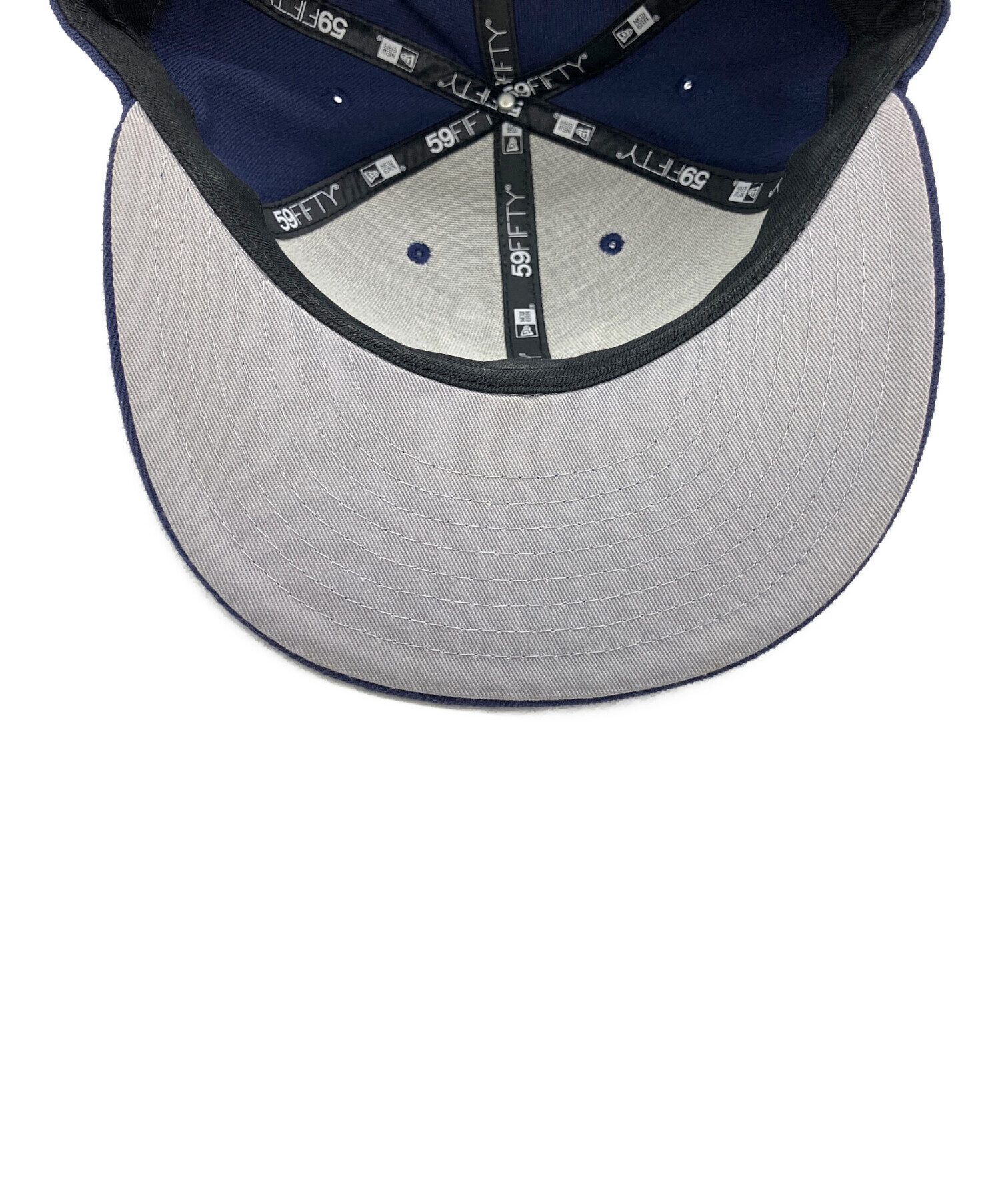 中古・古着通販】New Era (ニューエラ) キャップ ネイビー サイズ:71/8 