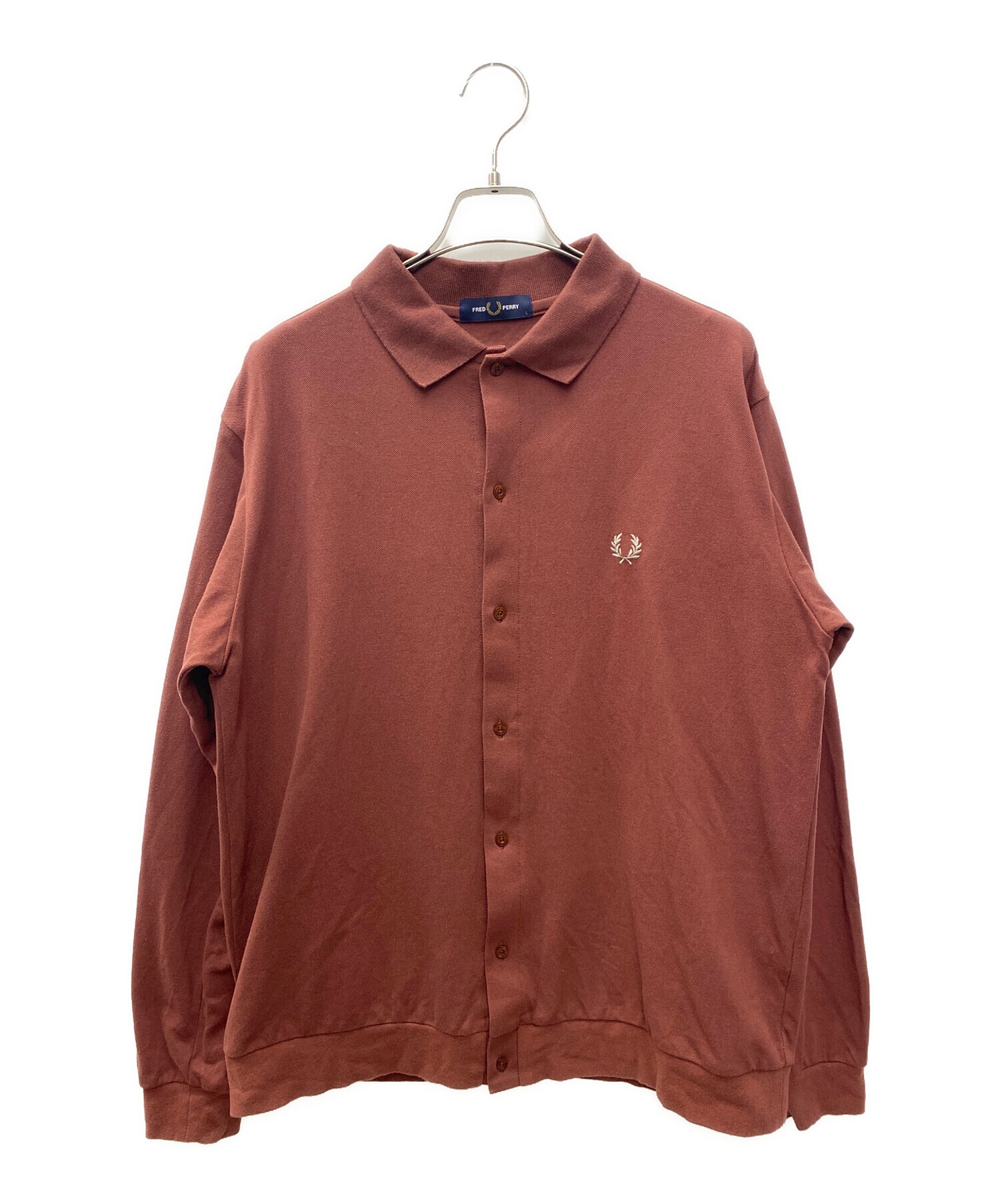 中古・古着通販】FRED PERRY (フレッドペリー) 長袖シャツ ブラウン