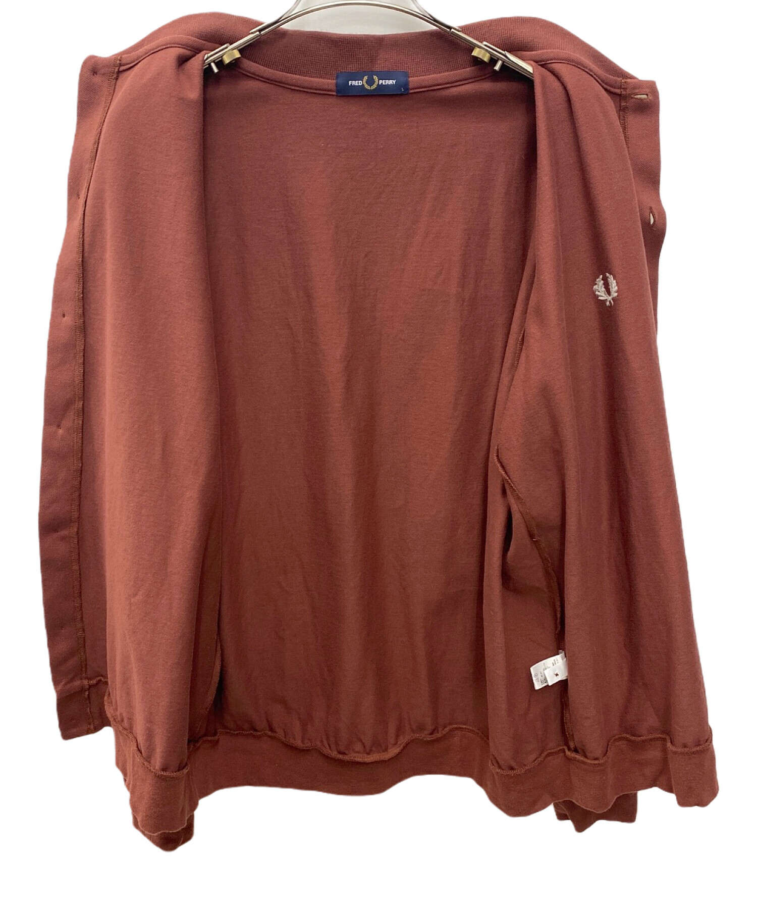 中古・古着通販】FRED PERRY (フレッドペリー) 長袖シャツ ブラウン 