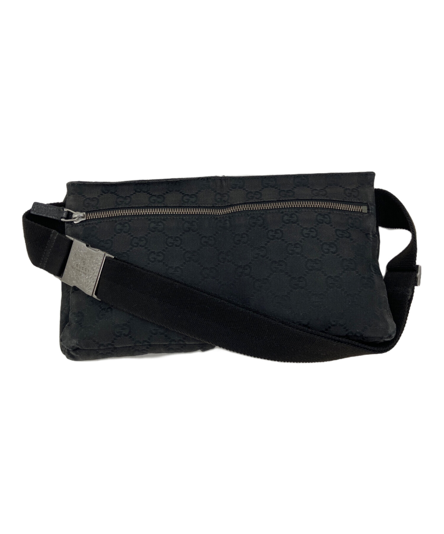 中古・古着通販】GUCCI (グッチ) ウエストポーチ ブラック｜ブランド