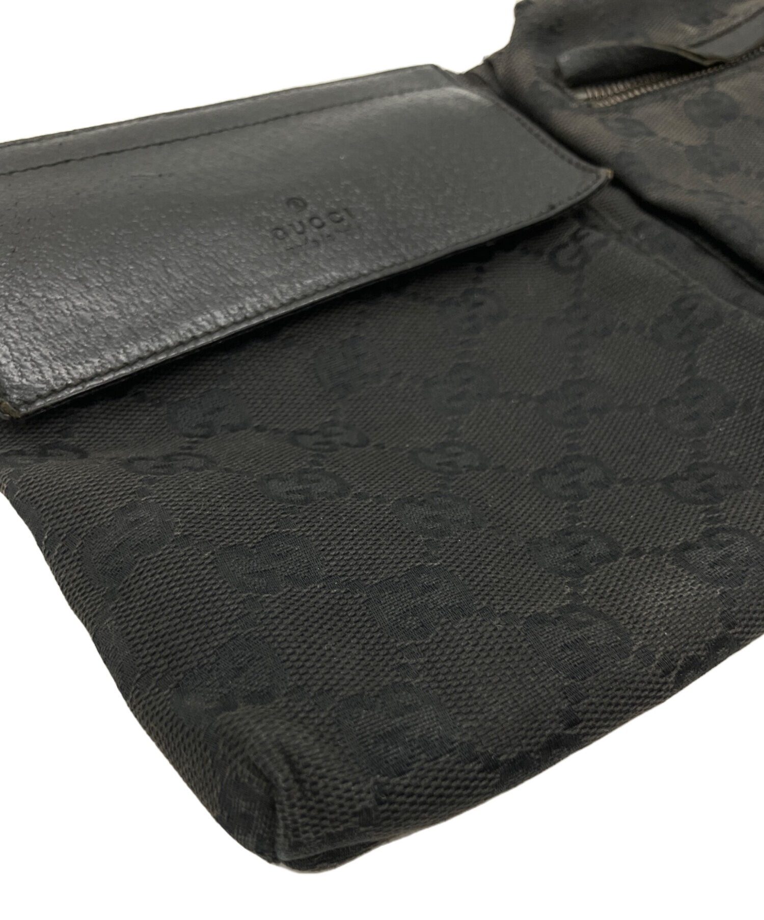 中古・古着通販】GUCCI (グッチ) ウエストポーチ ブラック｜ブランド