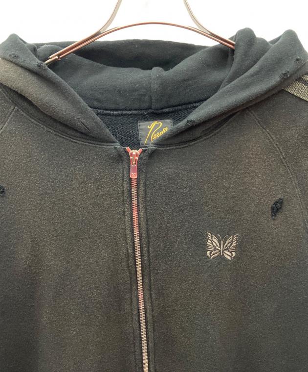 中古・古着通販】Needles (ニードルズ) ジップパーカー ブラック