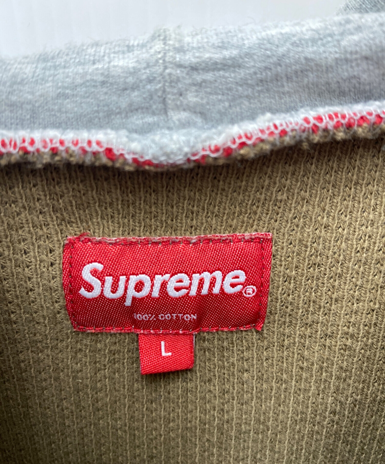中古・古着通販】Supreme (シュプリーム) サーマルパーカー グレー