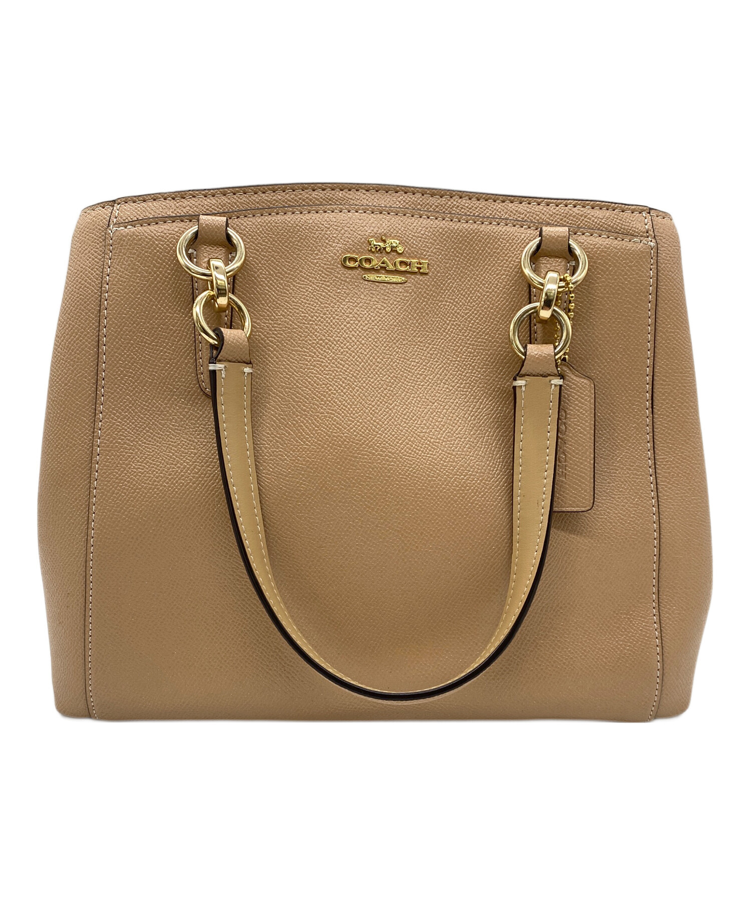 COACH 編み込み 2wayバッグ ピンクベージュ 8418 コーチCOACH ギャザードマディソンリンジー2wayバッグ ピンクベージュ