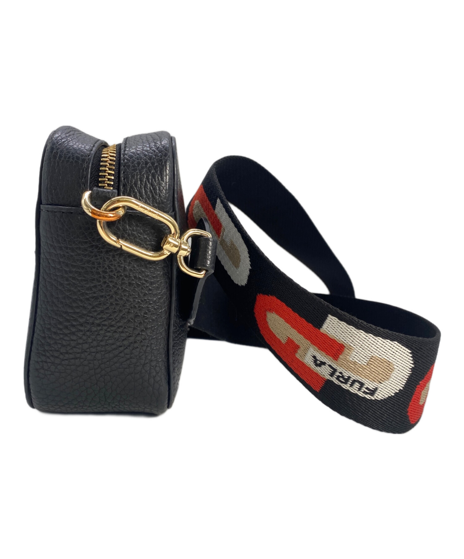 中古・古着通販】FURLA (フルラ) ショルダーバッグ ブラック｜ブランド