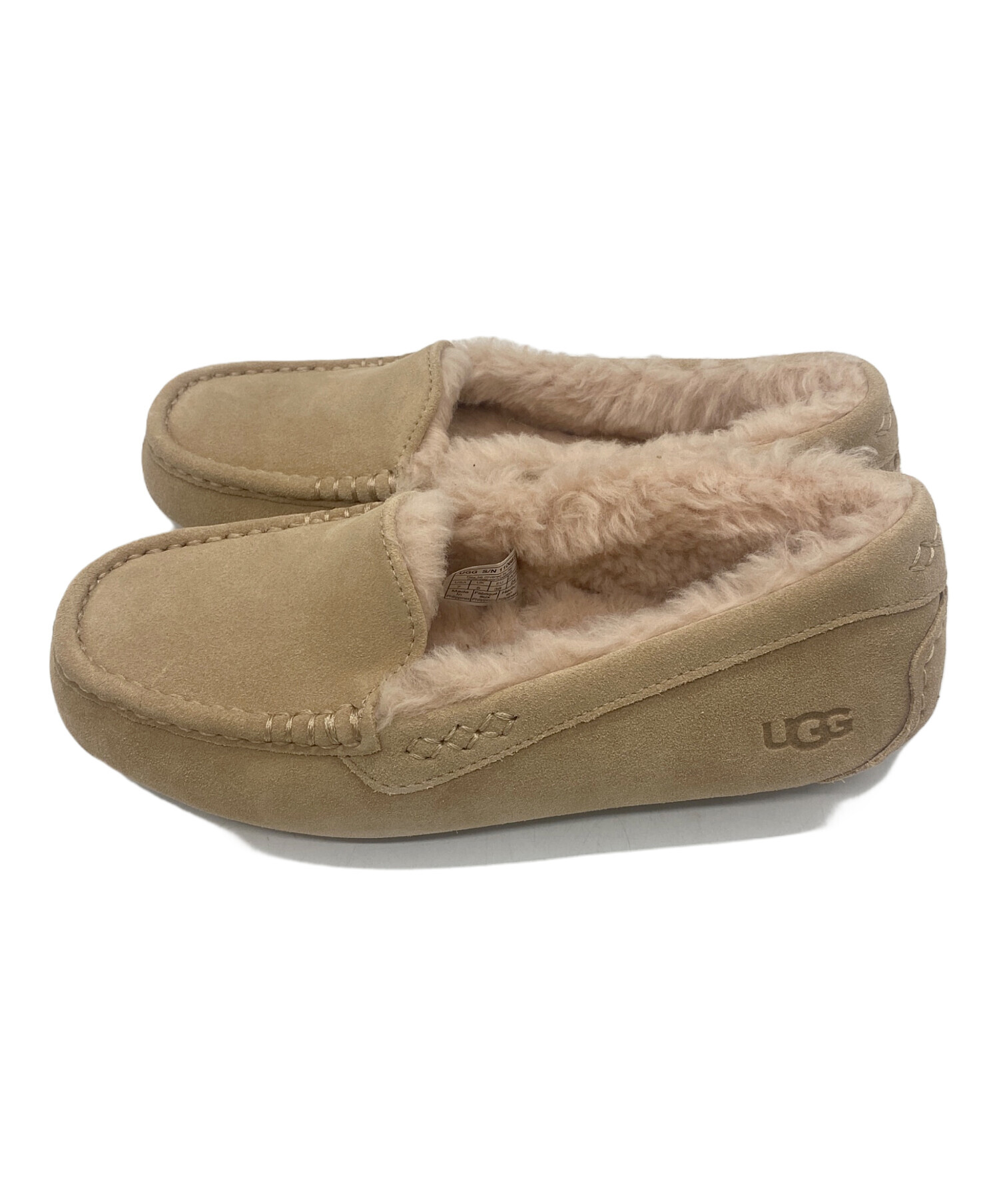 新品未使用 UGG ベージュ スリッパ 24cm 中古・古着通販】UGG (アグ) シューズ ベージュ サイズ:24cm｜ブランド