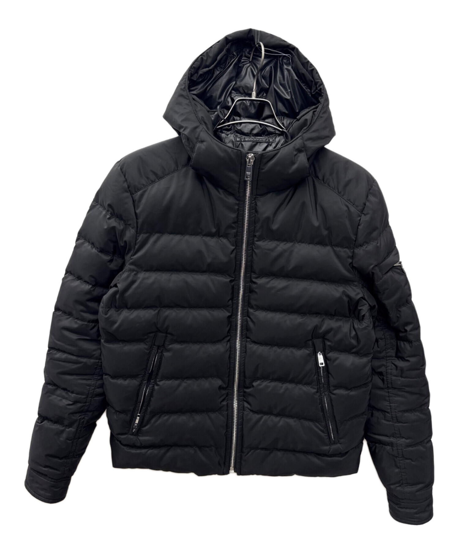 中古・古着通販】PRADA (プラダ) トライアングルロゴプレートダウン 