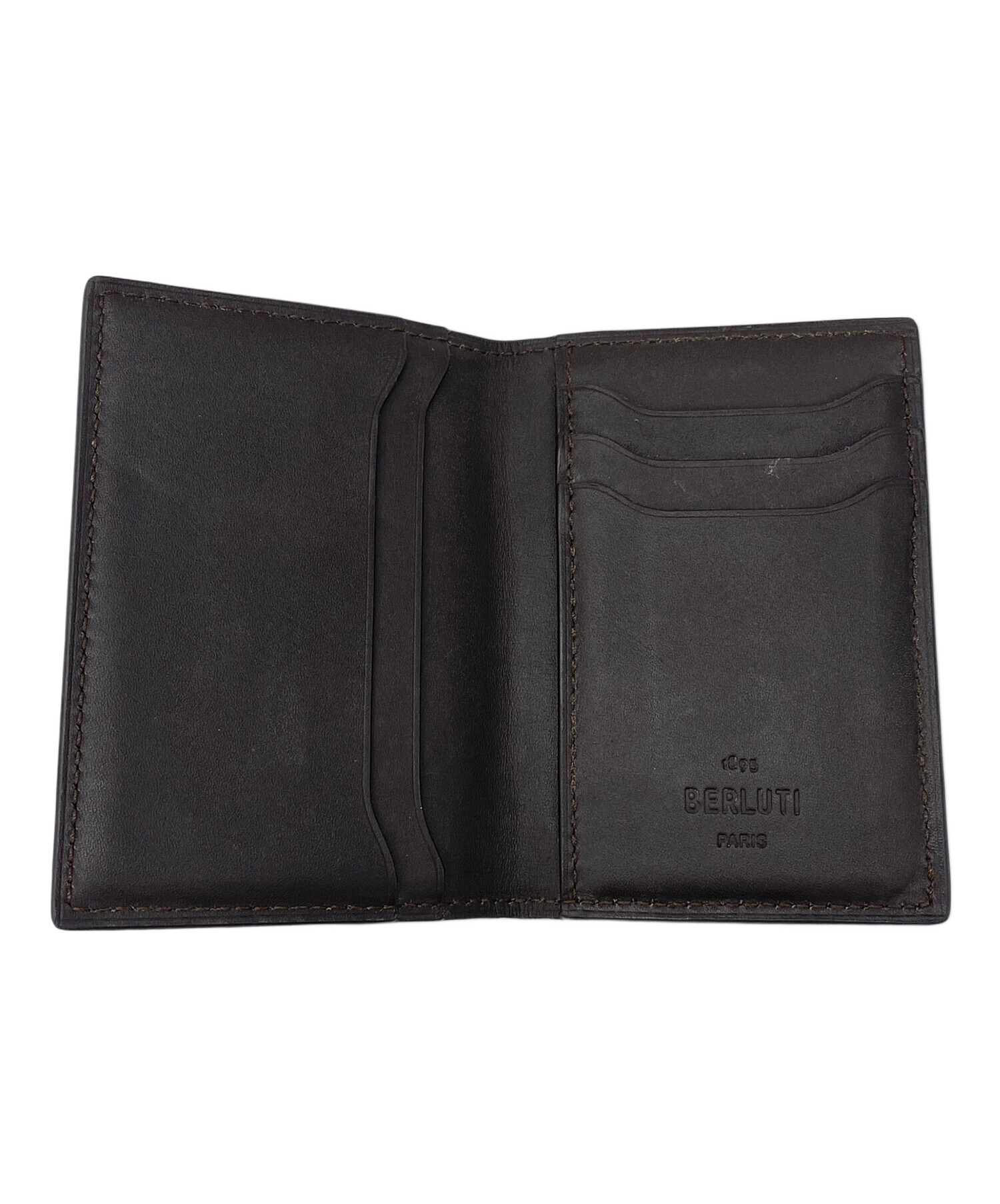 BERLUTI ベルルッティ/ケース/Bランク/19【中古】 中古・古着通販】Berluti (ベルルッティ) カードケース ブラウン