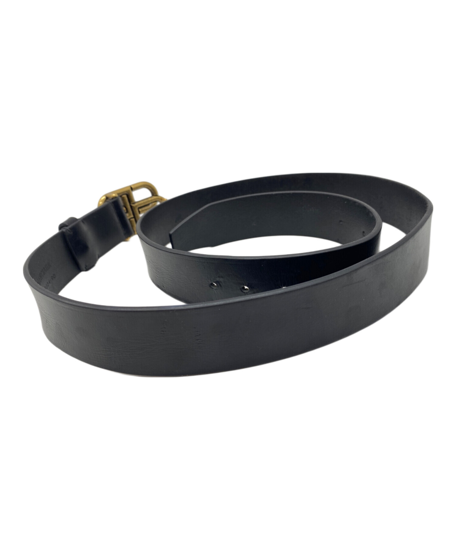 BALENCIAGA バレンシアガ ベルト  黒 【古着】【中古】【送料無料】 BALENCIAGA - BALENCIAGA バレンシアガ ベルト 黒 【古着】【中古