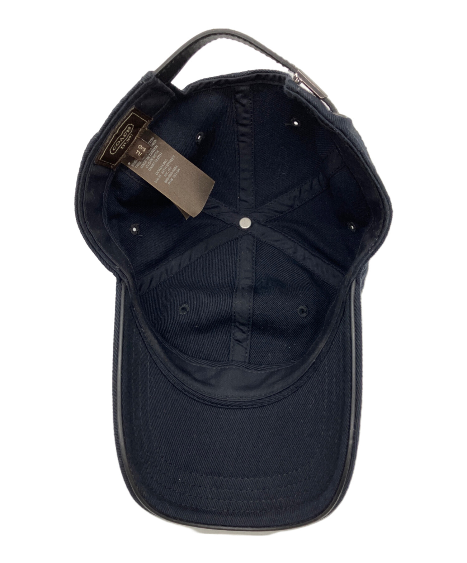 中古・古着通販】COACH (コーチ) キャップ ブラック｜ブランド・古着