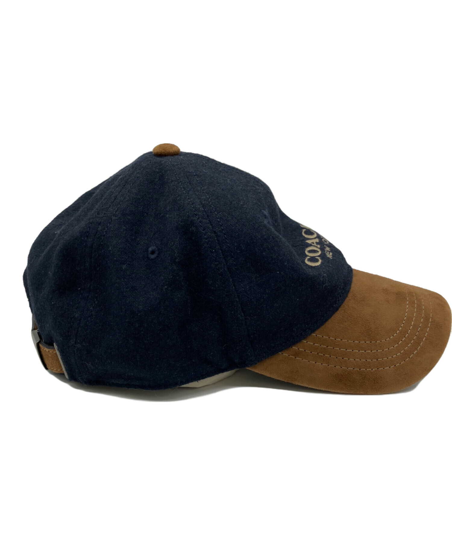 中古・古着通販】COACH (コーチ) キャップ ネイビー×ブラウン