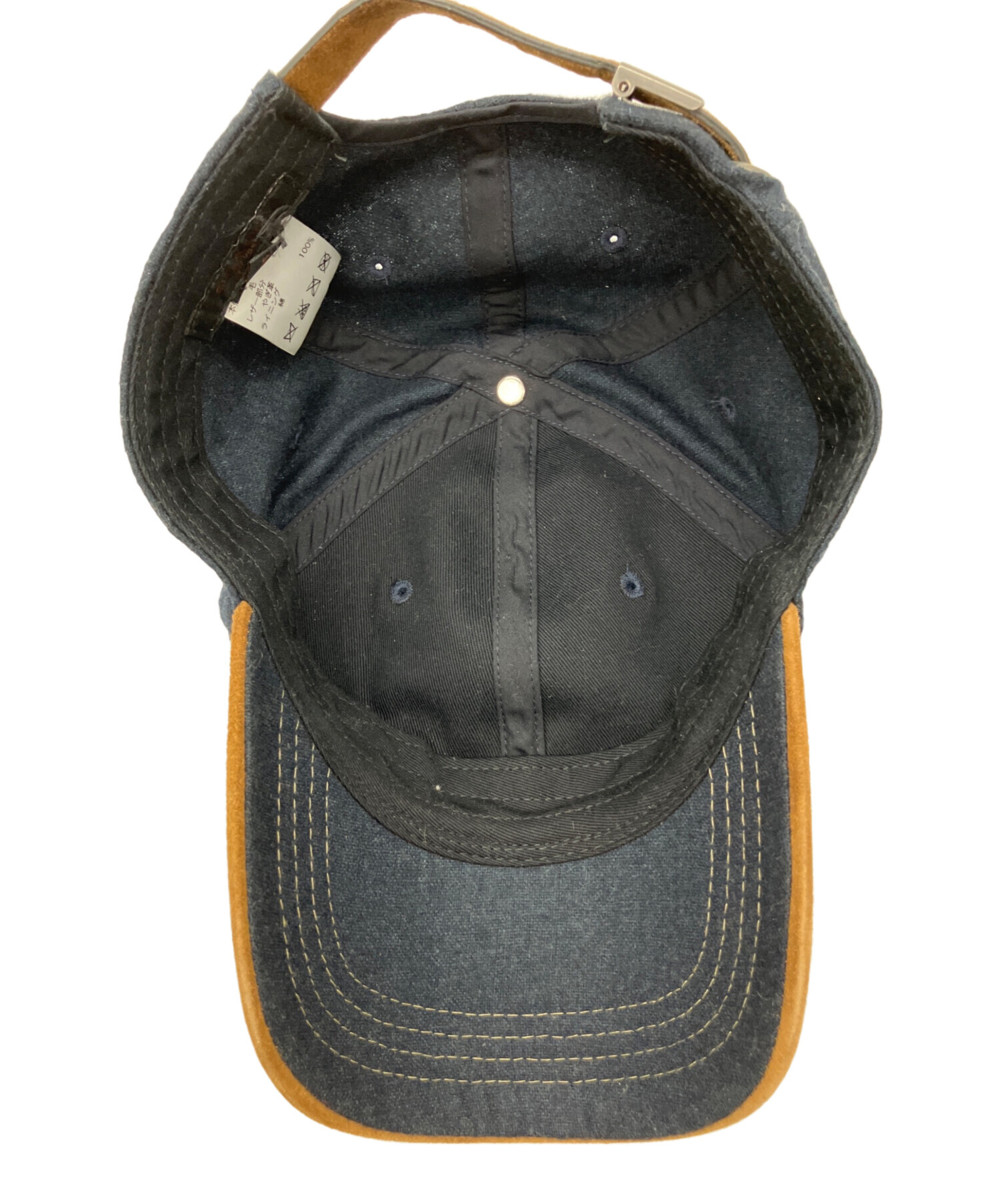 中古・古着通販】COACH (コーチ) キャップ ネイビー×ブラウン