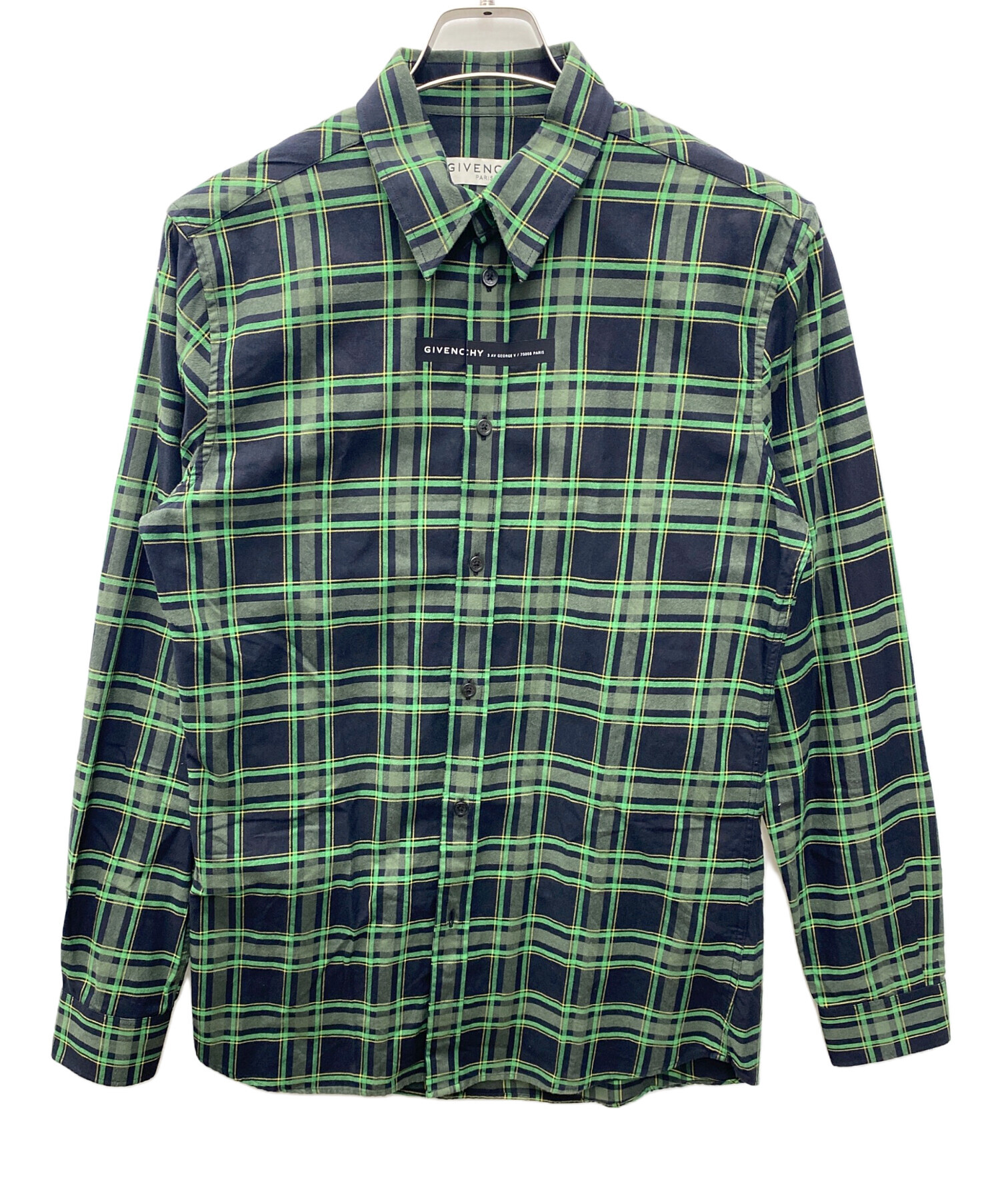 中古・古着通販】GIVENCHY (ジバンシィ) 長袖シャツ グリーン 中古・古着通販】GIVENCHY (ジバンシィ) 長袖シャツ グリーン