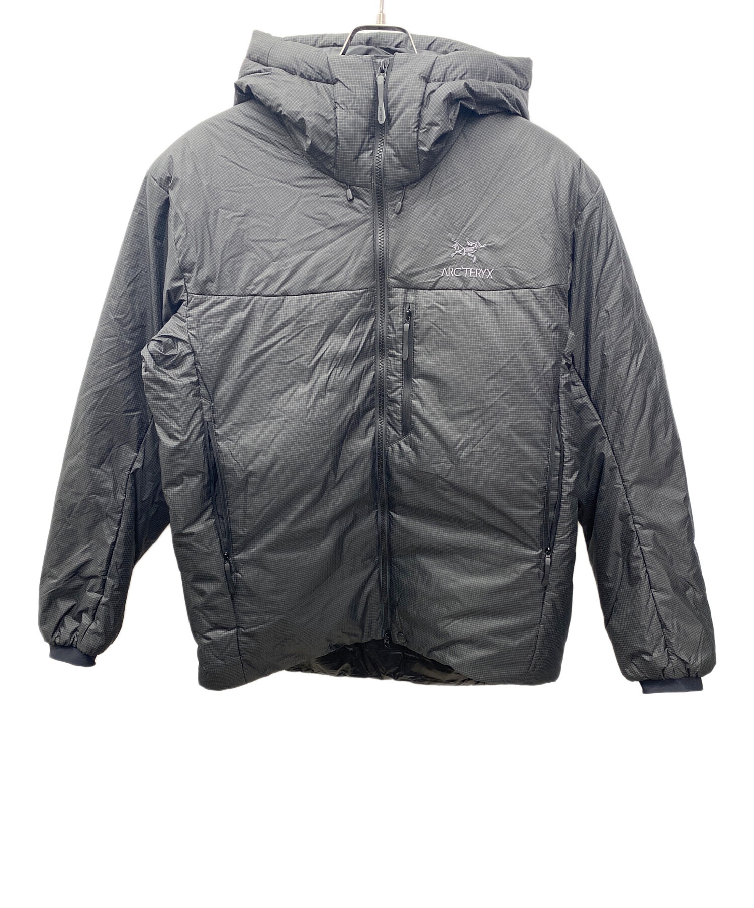 ARC'TERYX フード付きジャケット M グレー 中古・古着通販】ARC'TERYX (アークテリクス) 中綿ジャケット グレー
