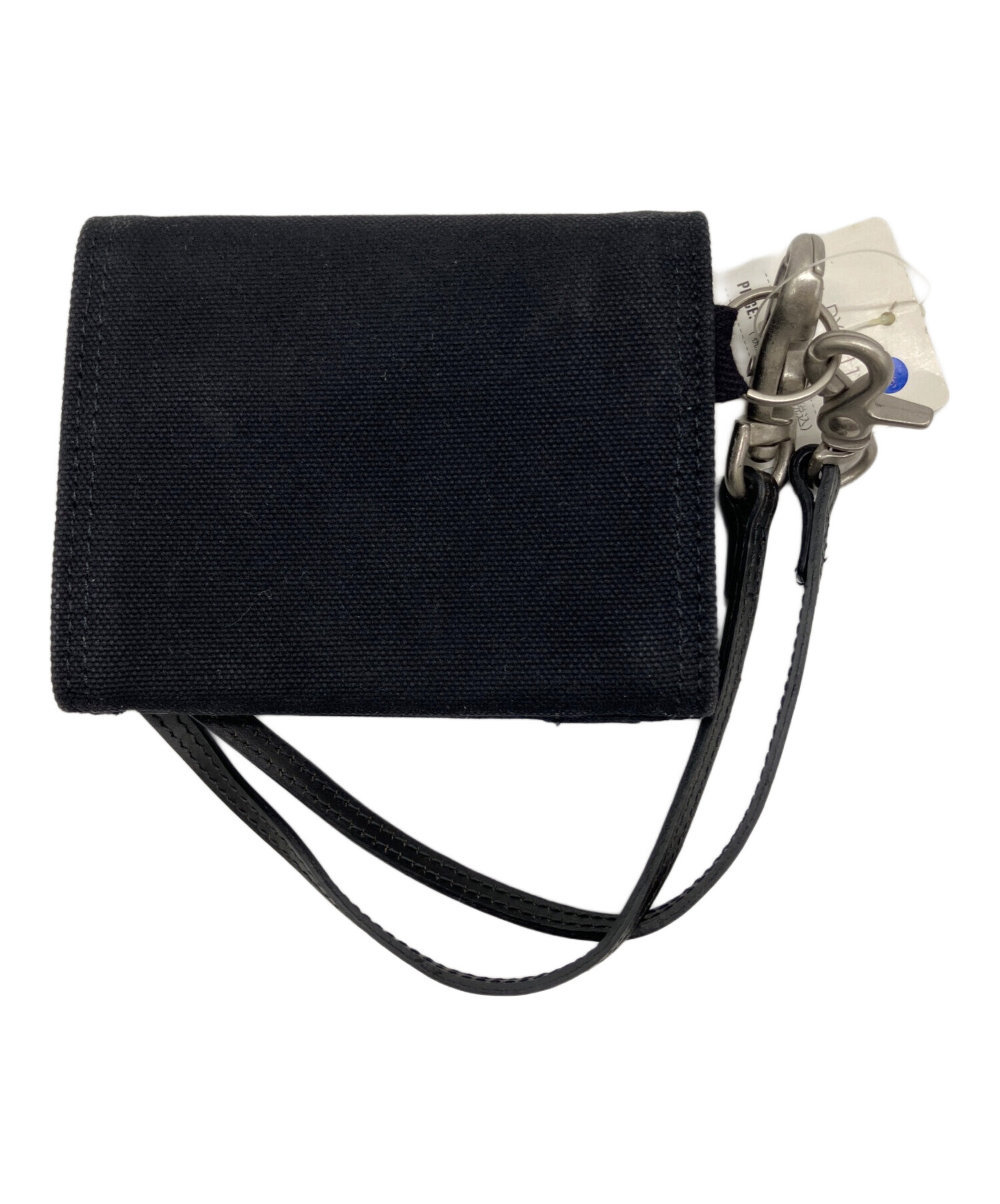 中古・古着通販】PORTER (ポーター) 3つ折り財布 ブラック 未使用品 