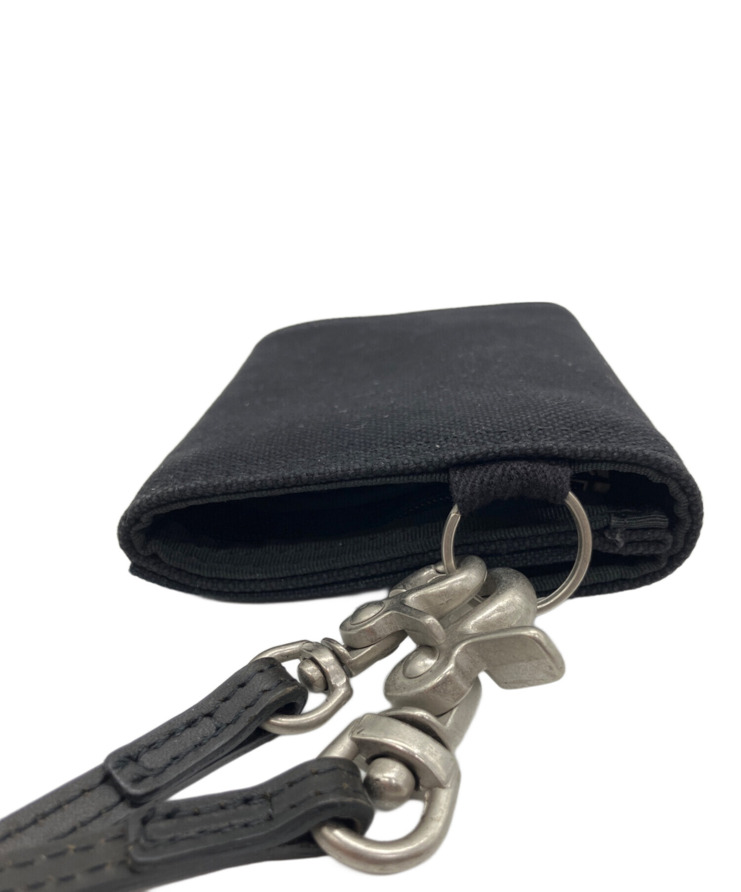 中古・古着通販】PORTER (ポーター) 3つ折り財布 ブラック 未使用品 