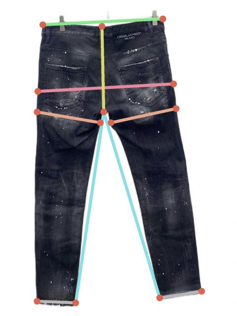 中古・古着通販】DSQUARED2 (ディースクエアード) デニムパンツ