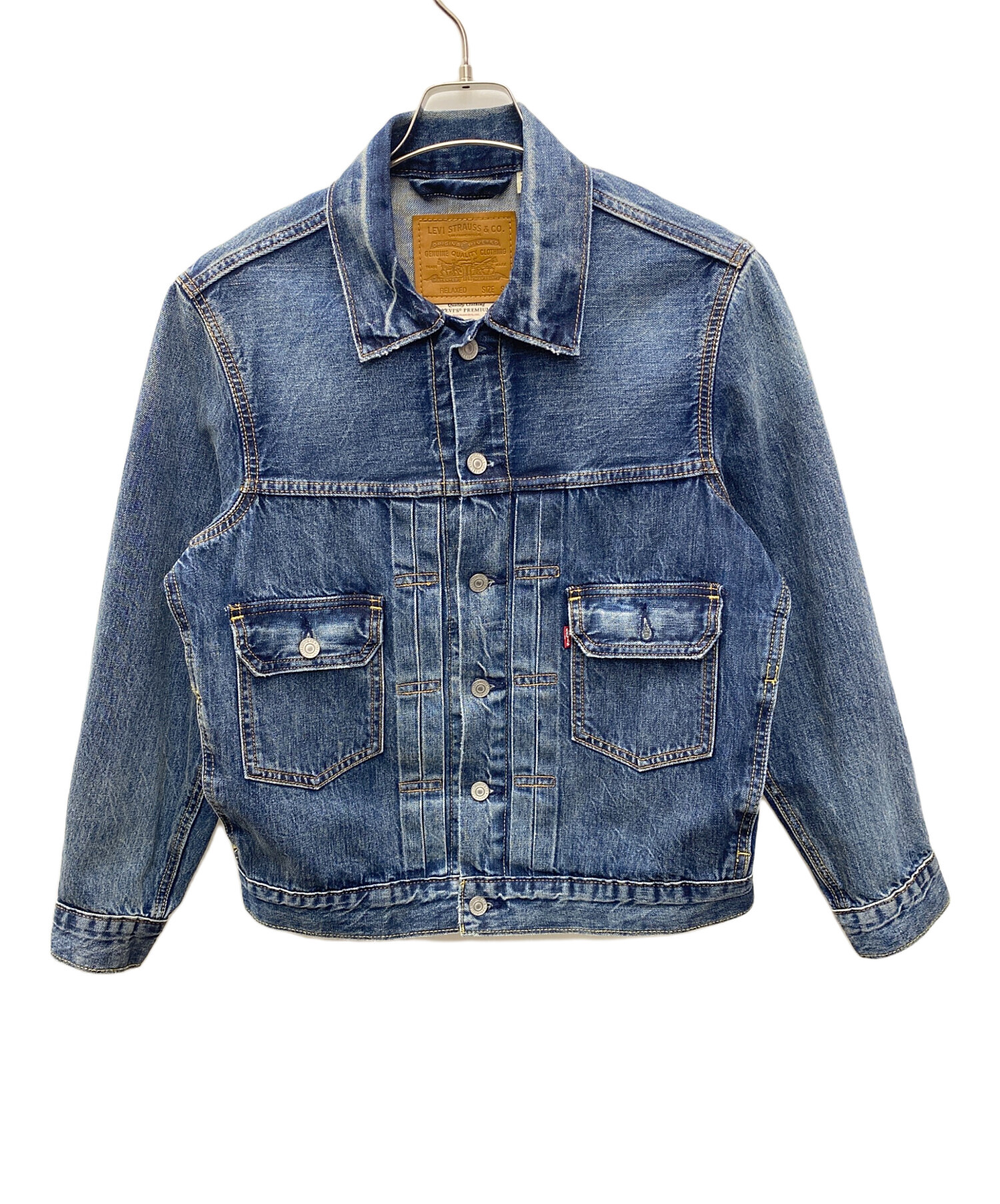 中古・古着通販】LEVI'S (リーバイス) デニムジャケット インディゴ