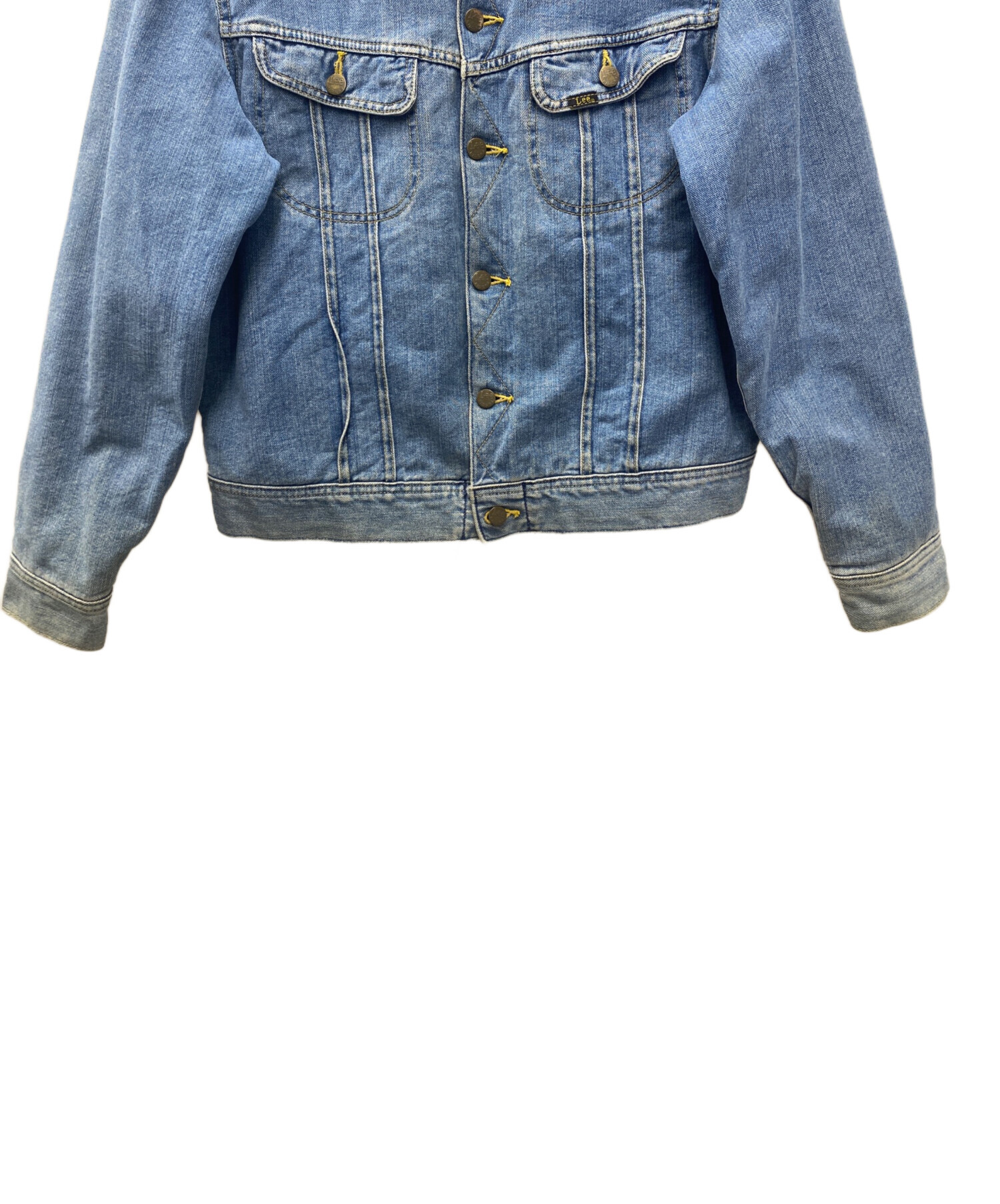 中古・古着通販】LEE (リー) デニムジャケット ブルー サイズ:L