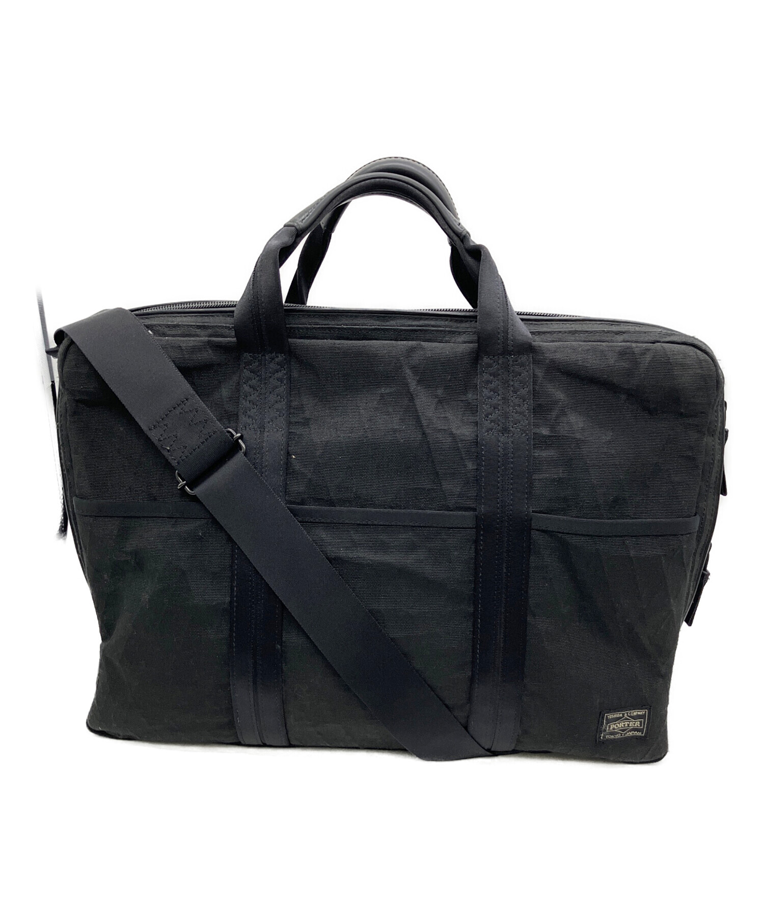 未使用品 ポーター2WAY ブリーフケース 中古・古着通販】PORTER (ポーター) 2WAYブリーフケース ブラック