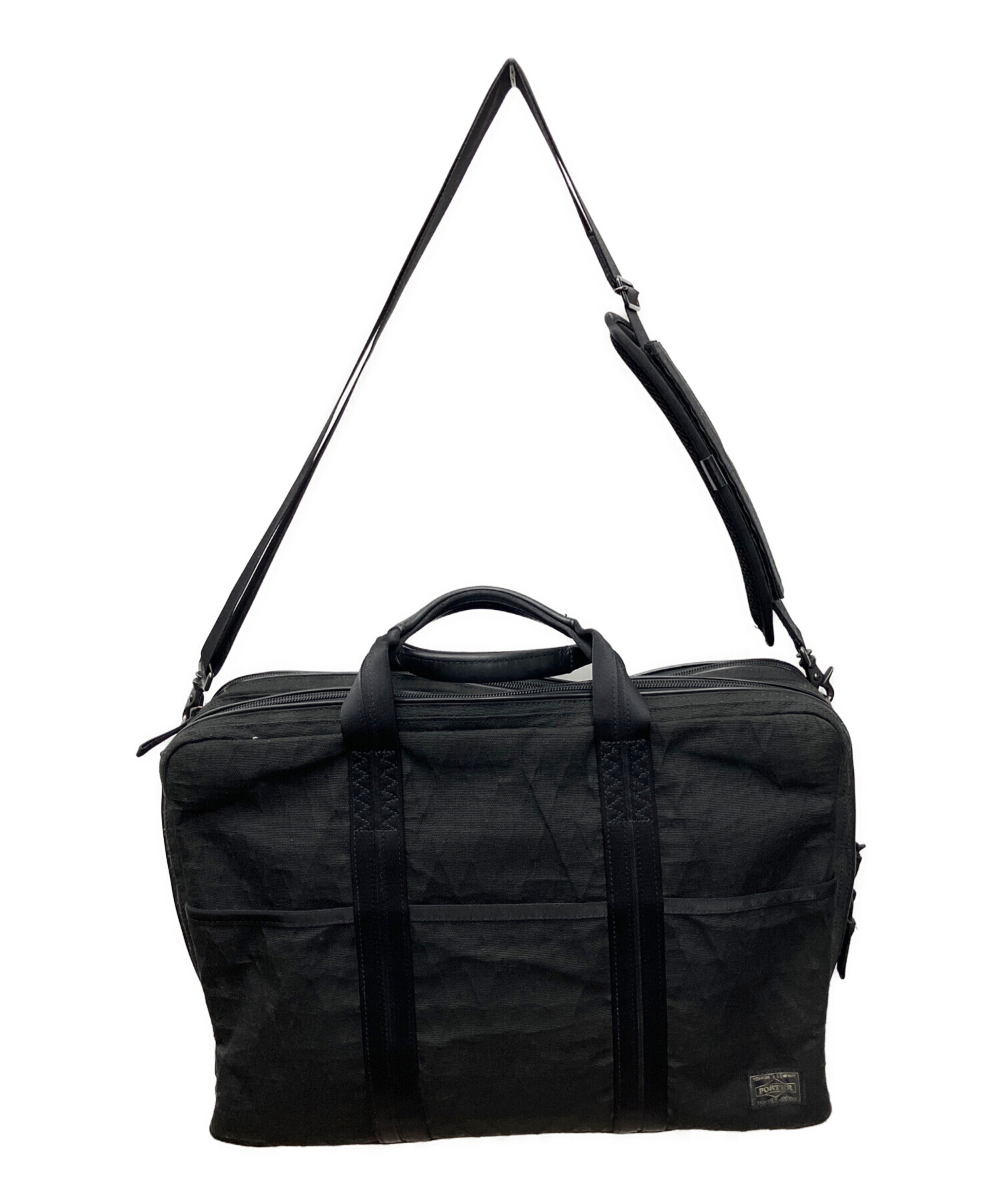 中古・古着通販】PORTER (ポーター) 2WAYブリーフケース ブラック