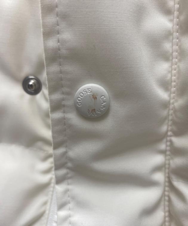 中古・古着通販】CANADA GOOSE (カナダグース) ダウンベスト ホワイト