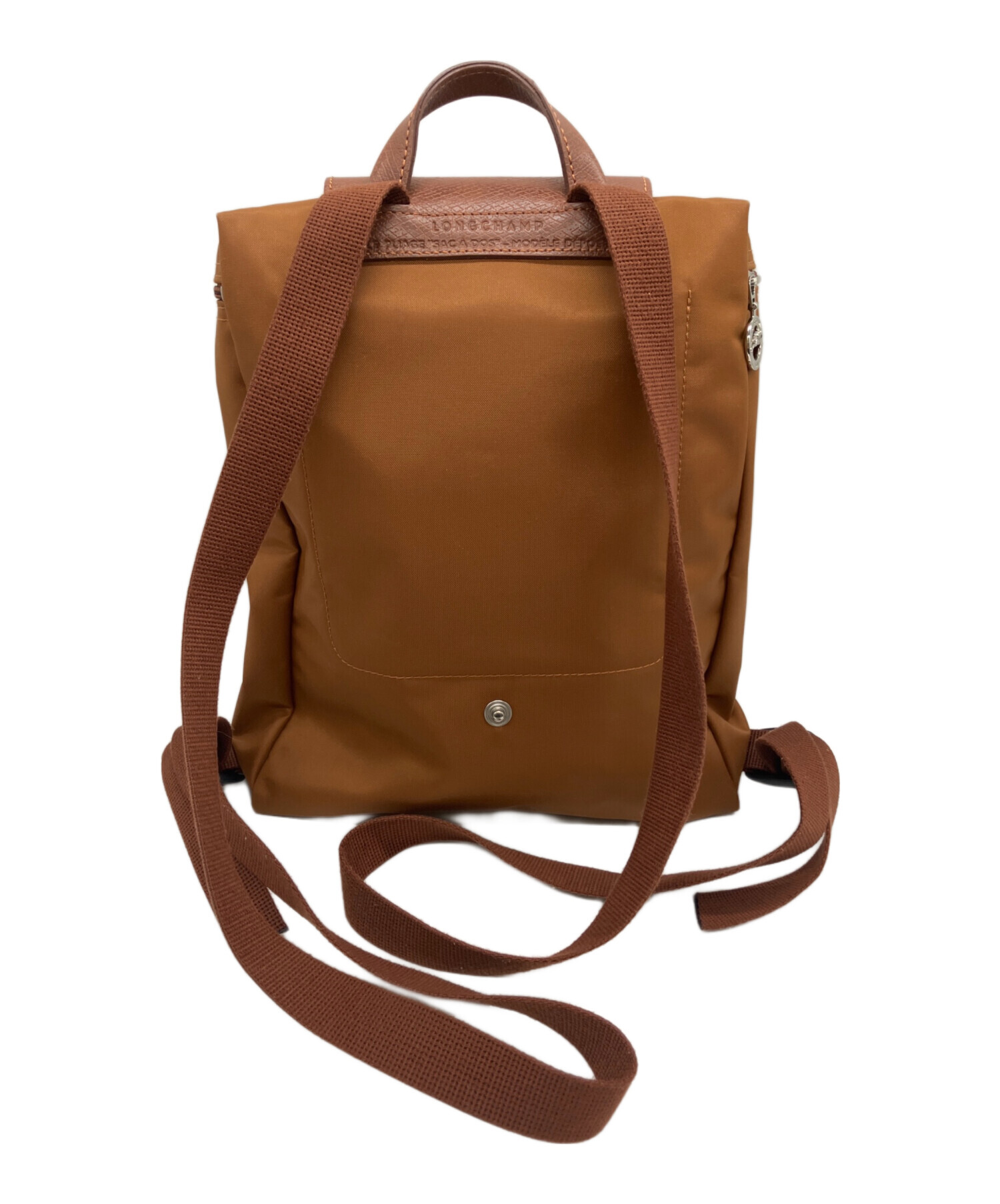 中古・古着通販】LONGCHAMP (ロンシャン) リュック ブラウン｜ブランド