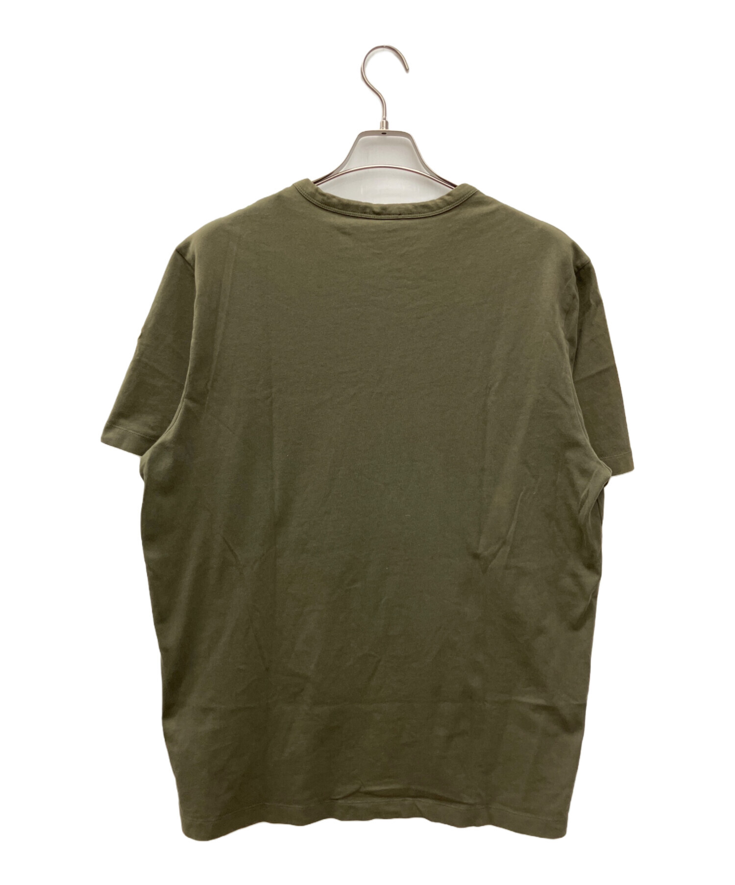 MONCLER 半袖Tシャツ オリーブ 中古・古着通販】MONCLER (モンクレール) 半袖カットソー オリーブ