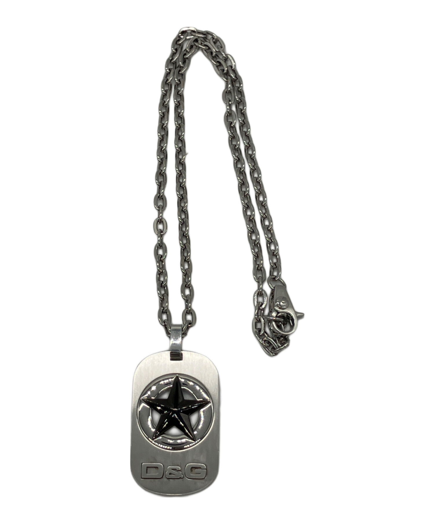 ドルチェ&ガッバーナ プレート ブランド アクセサリー ネックレス チョーカー 中古・古着通販】DOLCE & GABBANA (ドルチェ＆ガッバーナ) スターロゴ