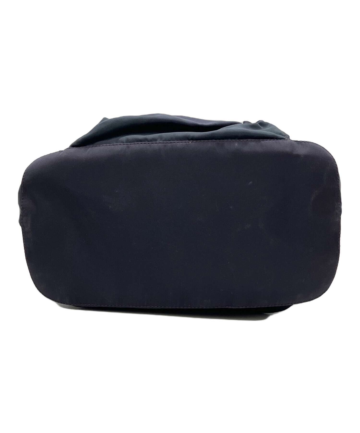 中古・古着通販】PRADA (プラダ) ナイロンリュック ネイビー×ブラック