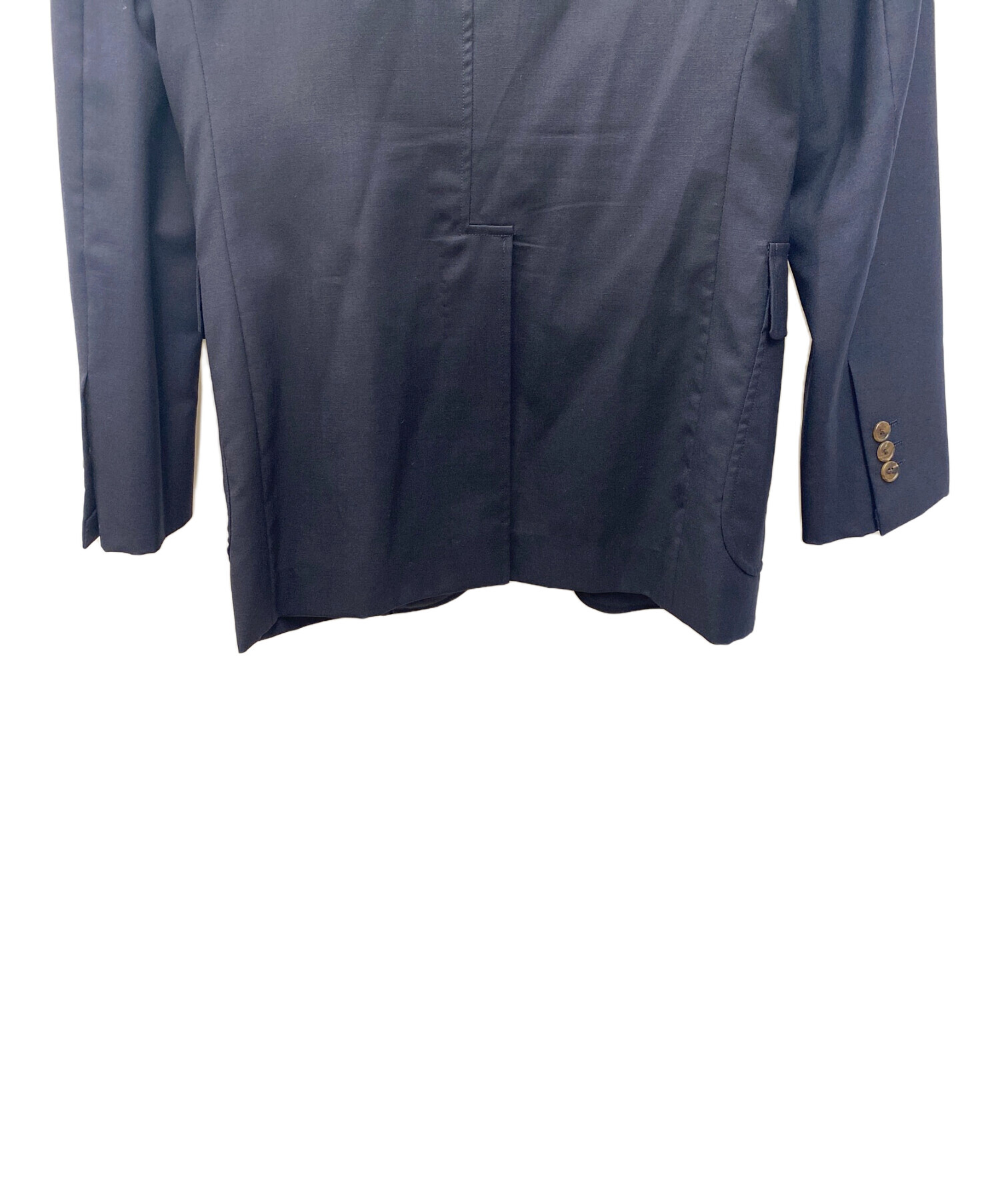 極美品 Mr. BATHING APE ウールテーラードジャケット ネイビー 中古・古着通販】Mr.BATHING APE (ミスターベイジングエイプ