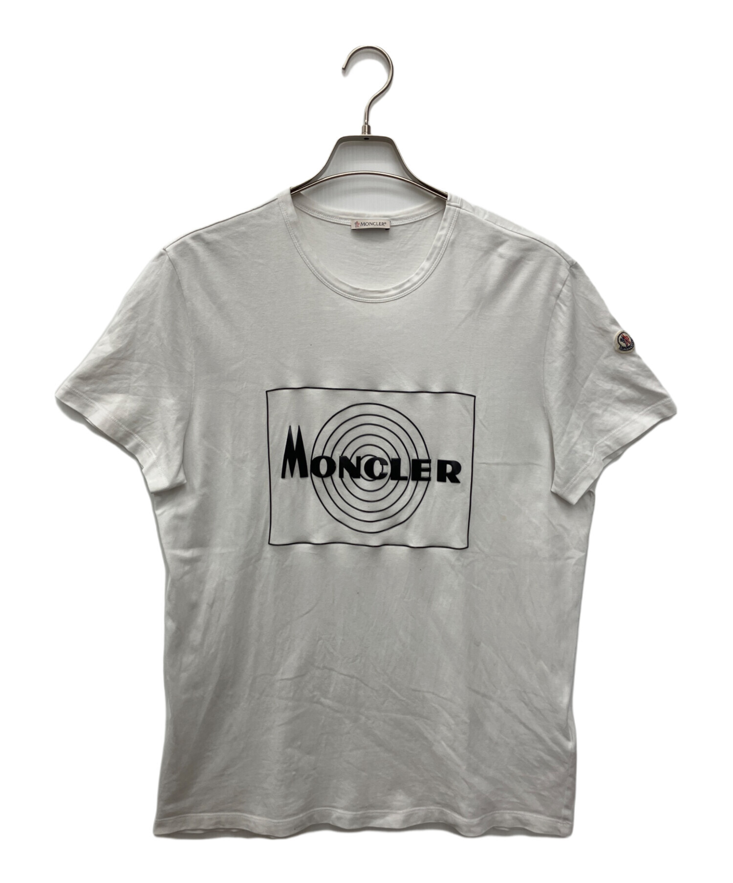 中古・古着通販】MONCLER (モンクレール) 半袖カットソー ホワイト
