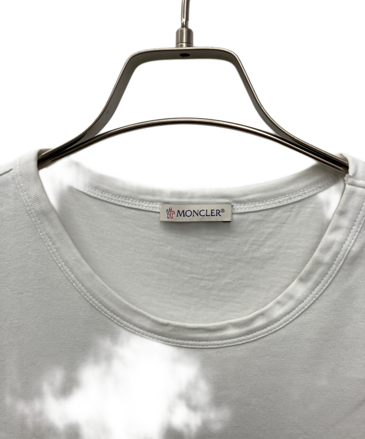 中古・古着通販】MONCLER (モンクレール) 半袖カットソー ホワイト