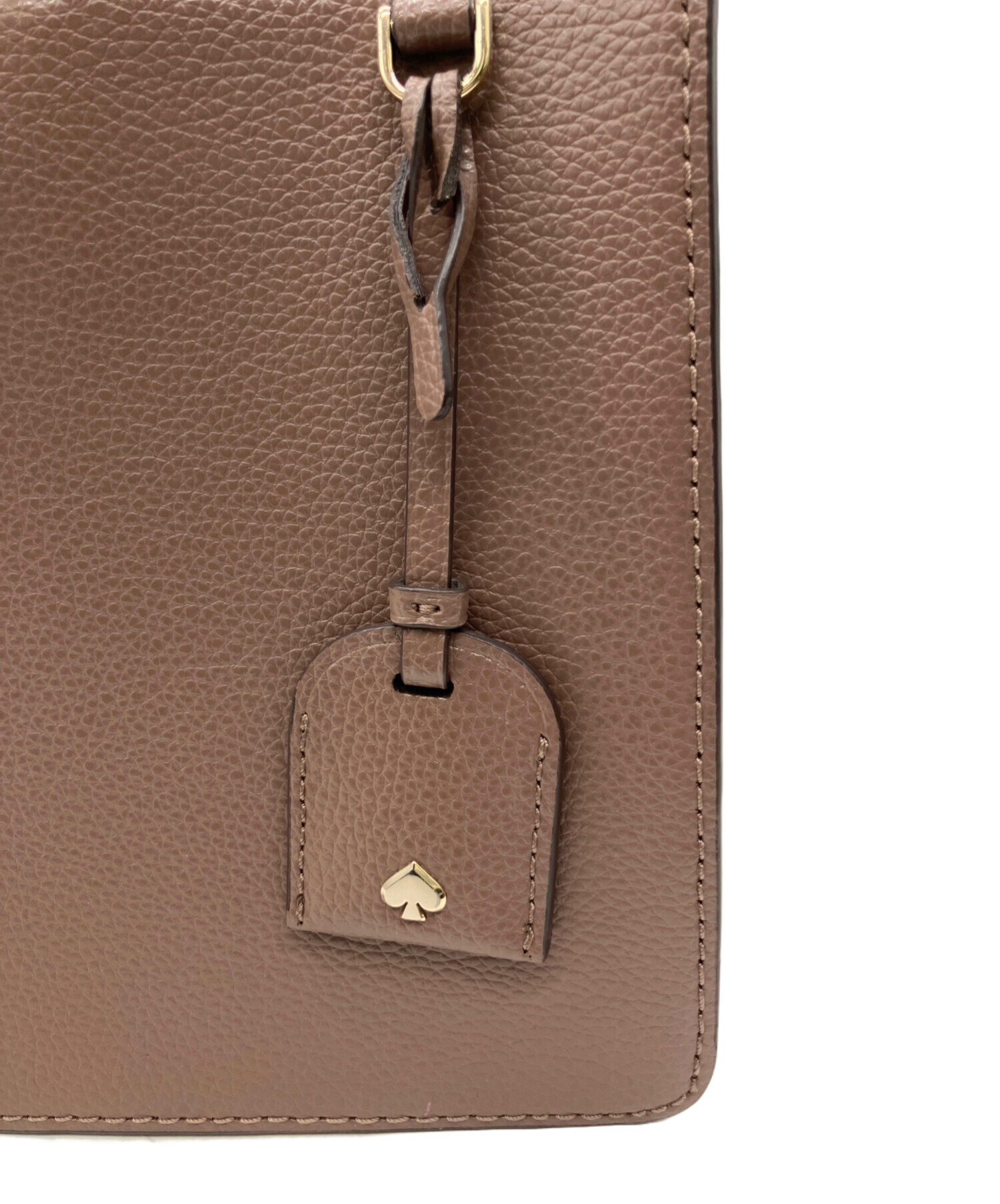 kate spade new york ショルダーバッグ - ベージュ系 【古着】【中古】 Kate Spade(ケイトスペード) ショルダーバッグ ベージュ｜【公式