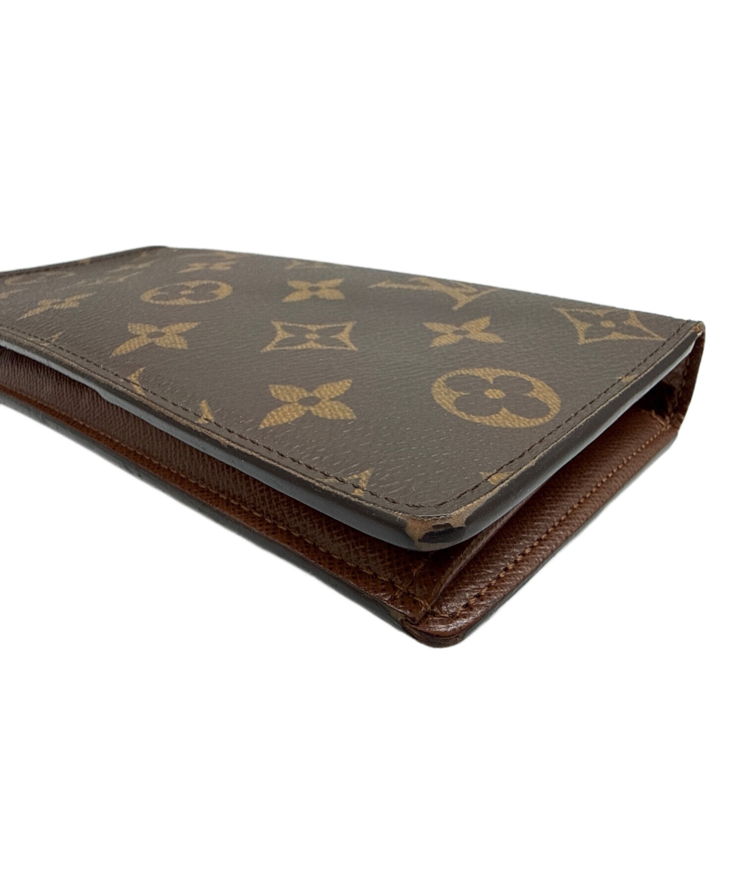 LOUIS VUITTON ルイヴィトン 財布・ケース  茶 【古着】【中古】【送料無料】 中古・古着通販】LOUIS VUITTON (ルイ ヴィトン) カードケース