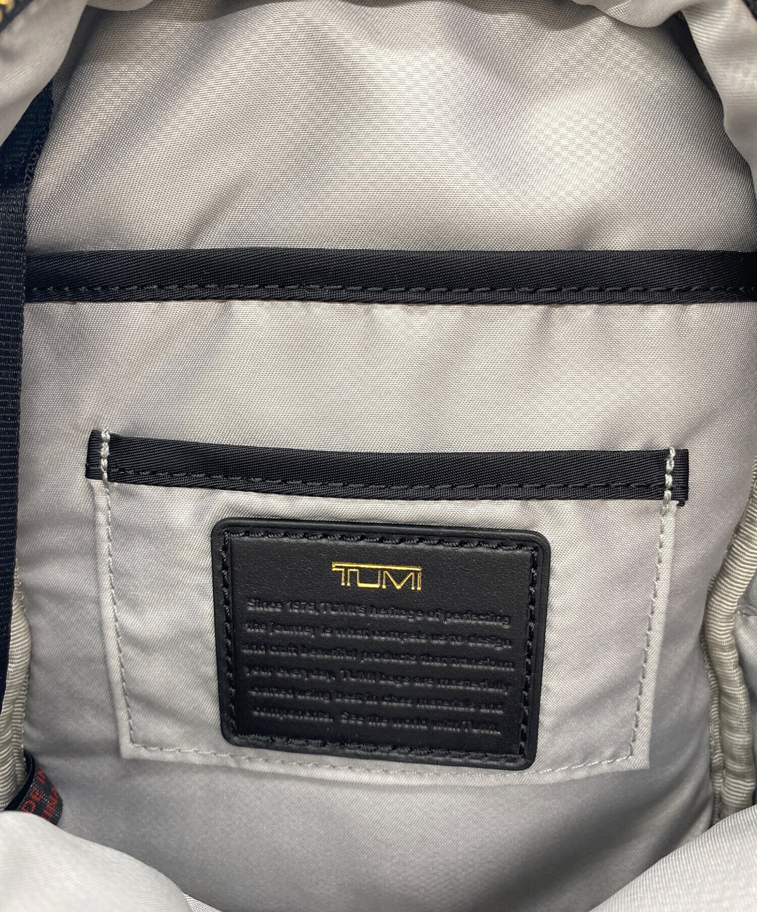 中古・古着通販】TUMI (トゥミ) リュック ブラック｜ブランド・古着