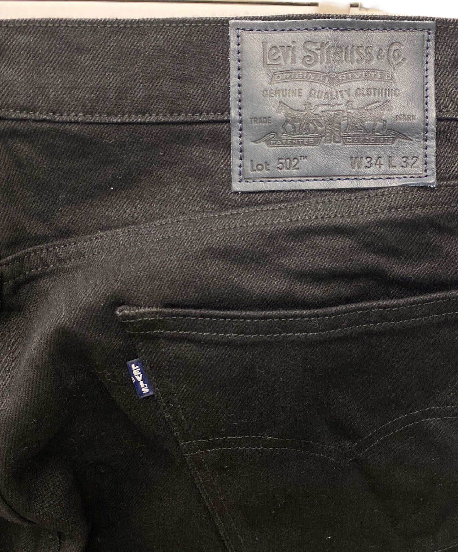 中古・古着通販】LEVI'S (リーバイス) デニムパンツ ブラック サイズ