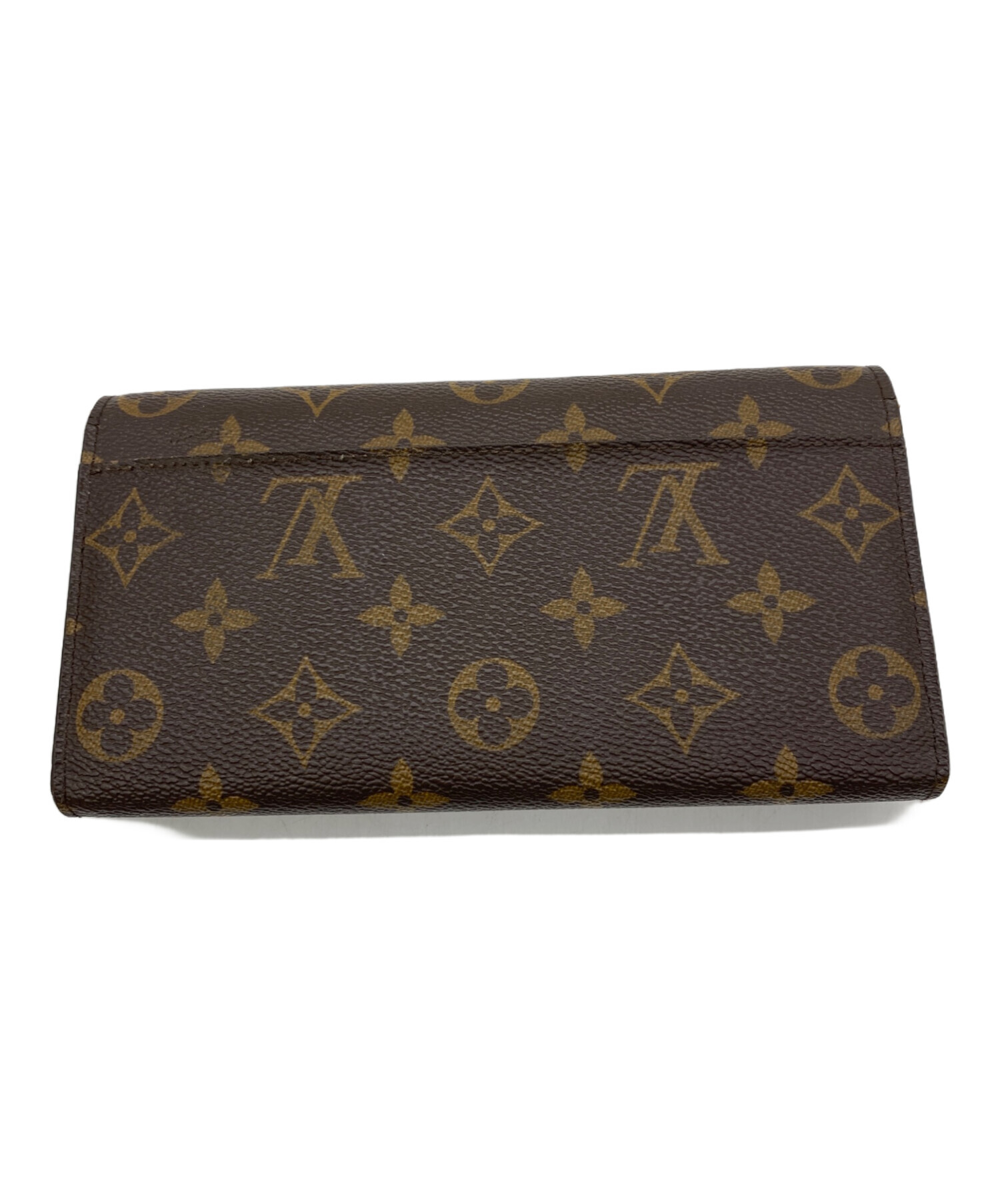 Louis Vuitton ダークブラウン 長財布 中古・古着通販】LOUIS VUITTON (ルイ ヴィトン) 長財布 ブラウン