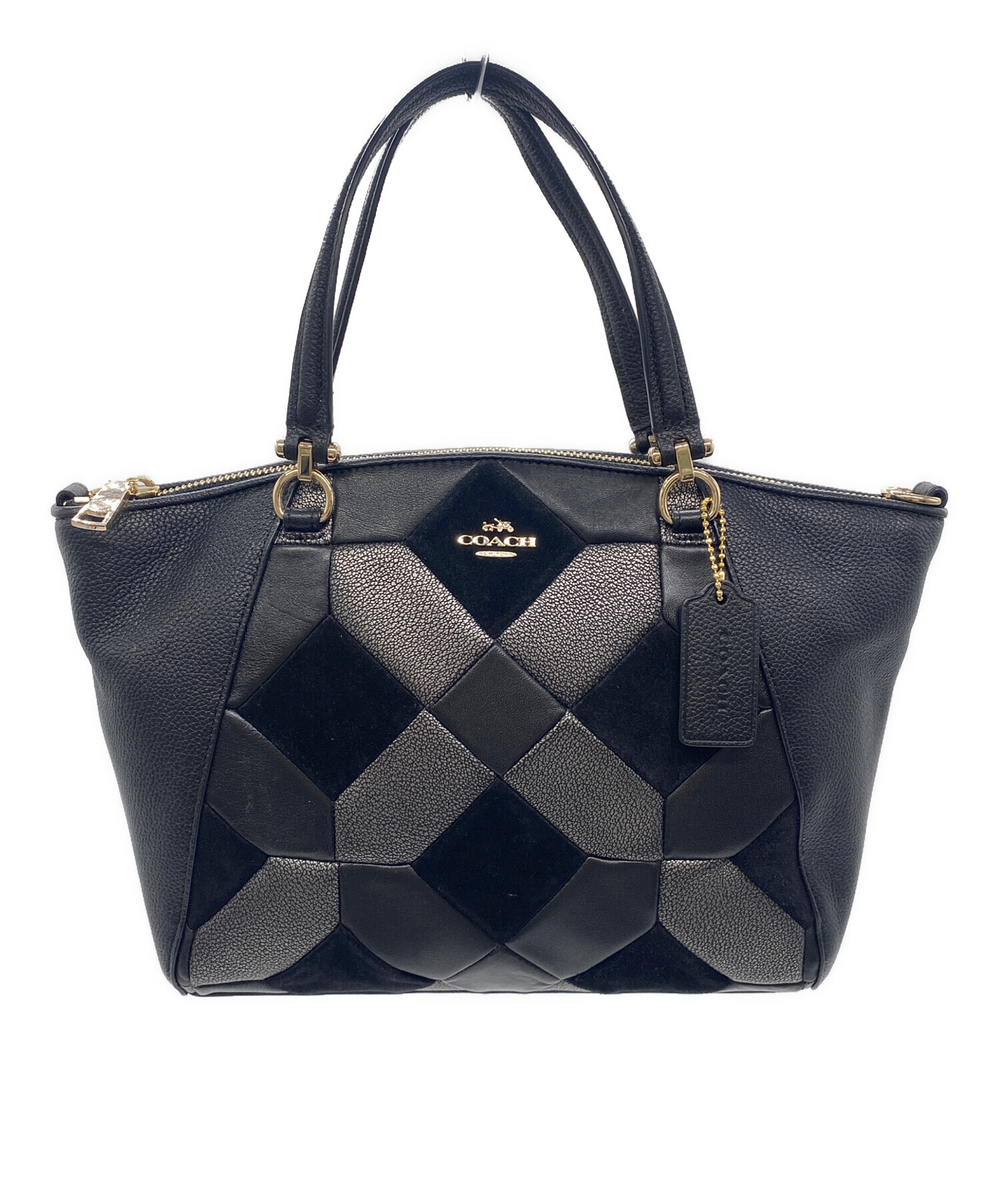 COACH ハンドバッグ 新品・未使用 中古・古着通販】COACH (コーチ) ハンドバッグ ブラック｜ブランド