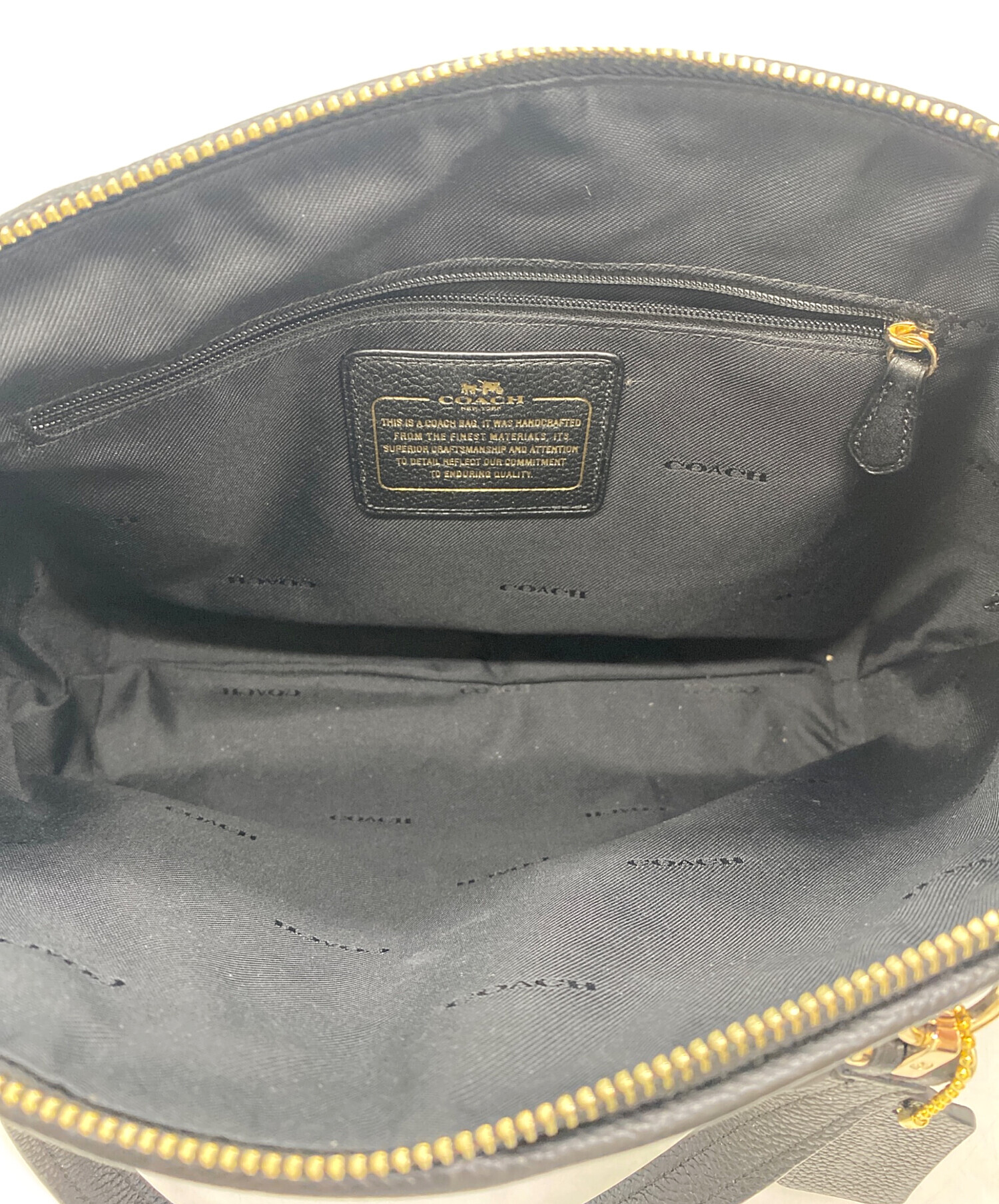 中古・古着通販】COACH (コーチ) ハンドバッグ ブラック｜ブランド