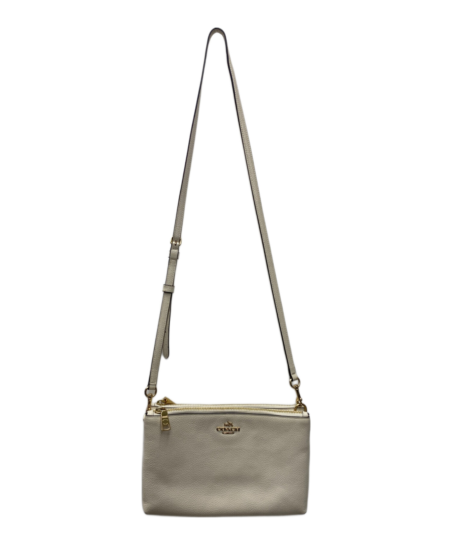 中古・古着通販】COACH (コーチ) ショルダーバッグ アイボリー 