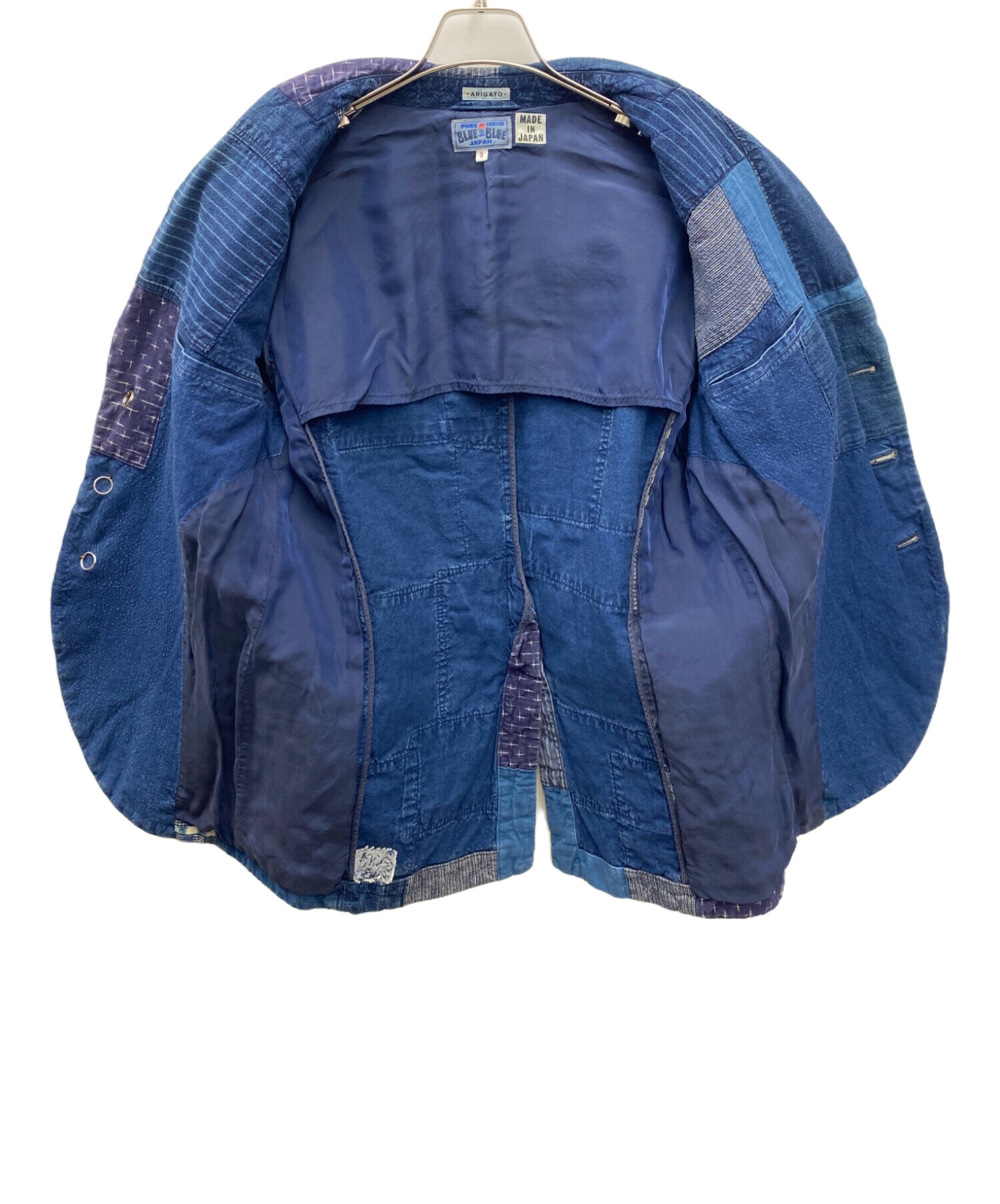 中古・古着通販】BLUE BLUE (ブルーブルー) パッチワークジャケット