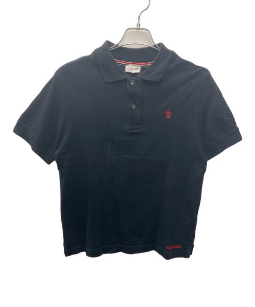 中古・古着通販】MONCLER (モンクレール) ポロシャツ ブラック サイズ