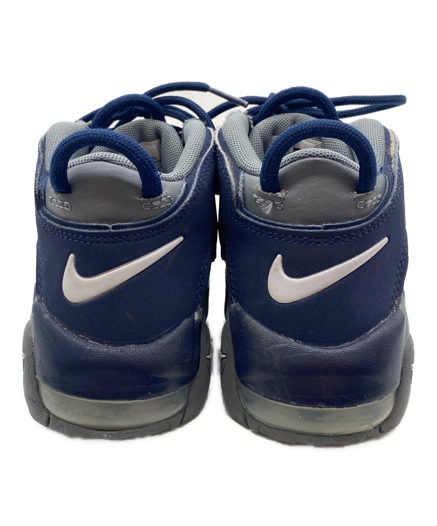 中古・古着通販】NIKE (ナイキ) ハイカットスニーカー ネイビー×グレー