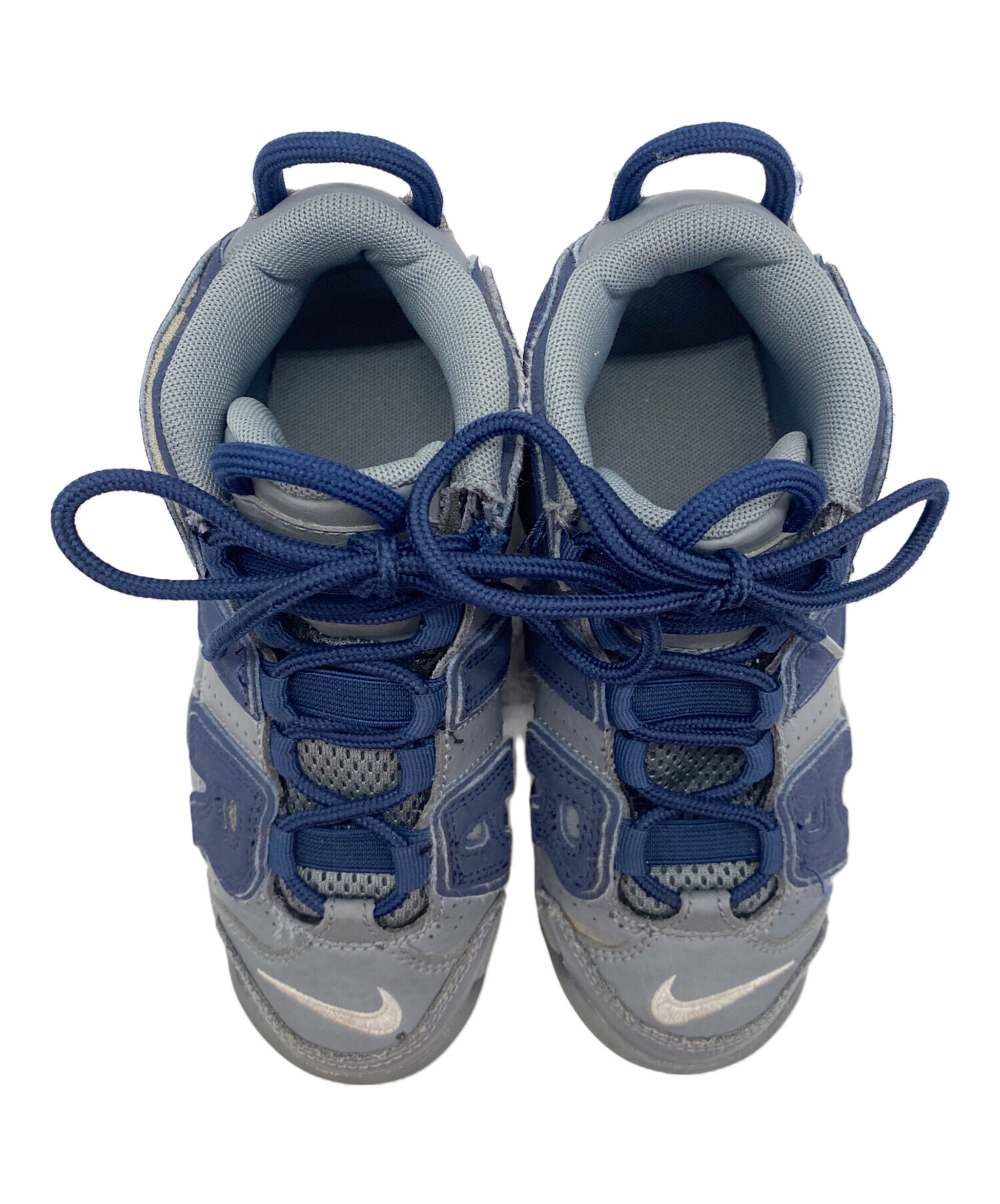 中古・古着通販】NIKE (ナイキ) ハイカットスニーカー ネイビー×グレー